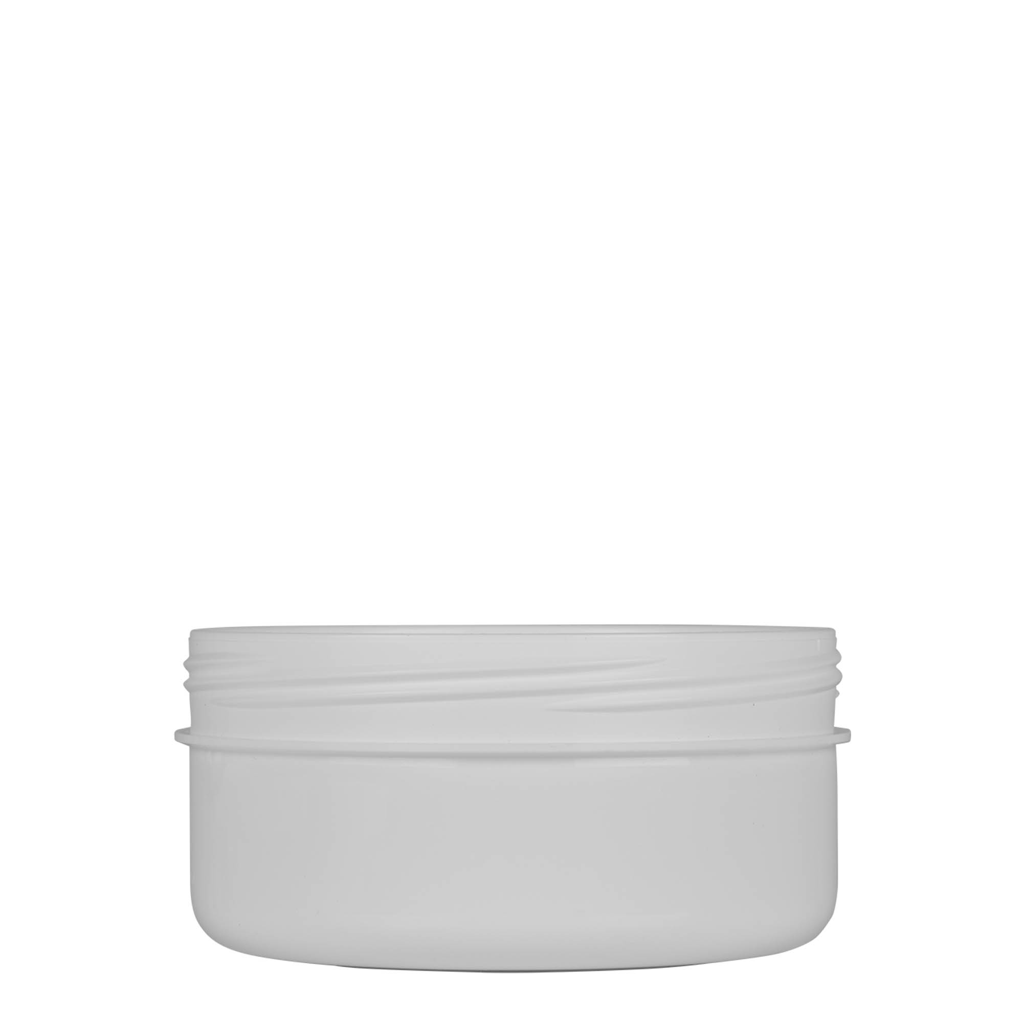 250 ml plastikowy pojemnik „White Line”, PP, biały, wylot: zakrętka na gwint