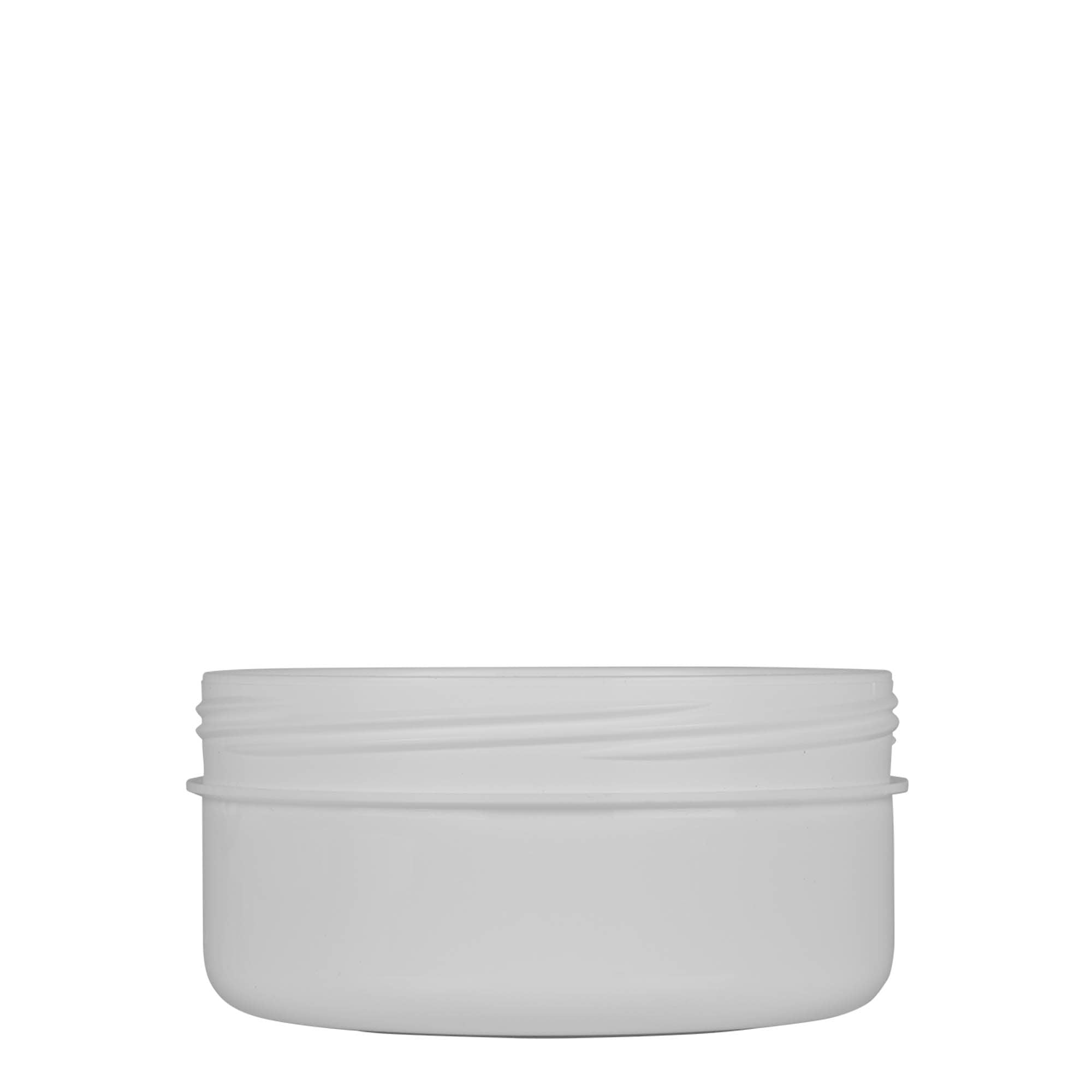 250 ml plastikowy pojemnik „White Line”, PP, biały, wylot: zakrętka na gwint 250 ml plastikowy pojemnik „White Line”, PP, biały, wylot: zakrętka na gwint