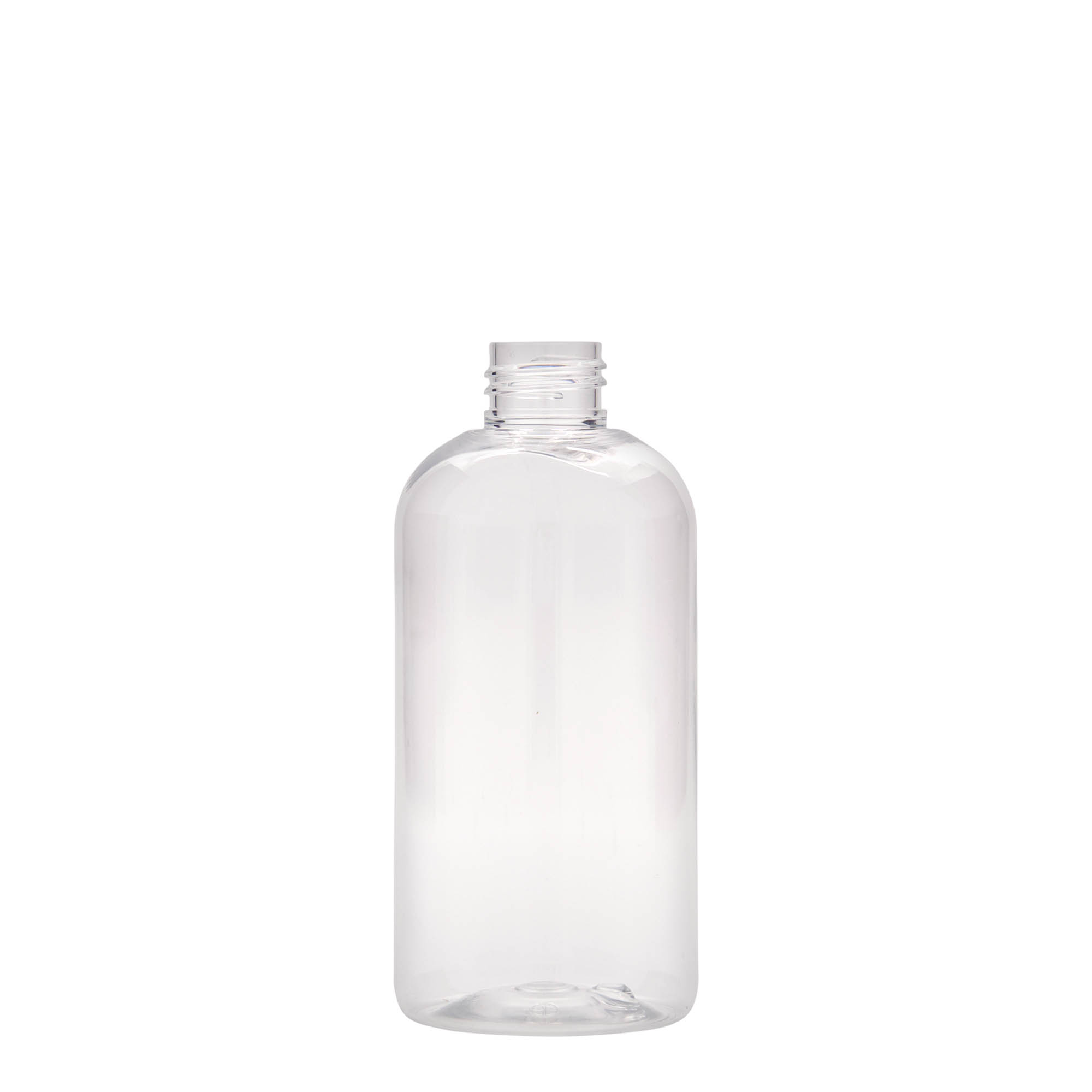 250 ml butelka PET „Boston”, tworzywo sztuczne, gwint: 24/410 250 ml butelka PET „Boston”, tworzywo sztuczne, gwint: 24/410