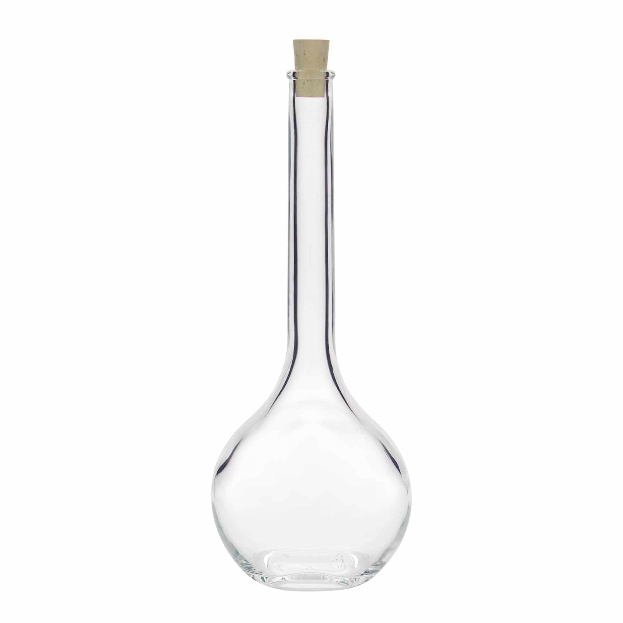 500 ml butelka szklana 'Contessa', owalna, szyjka: korek