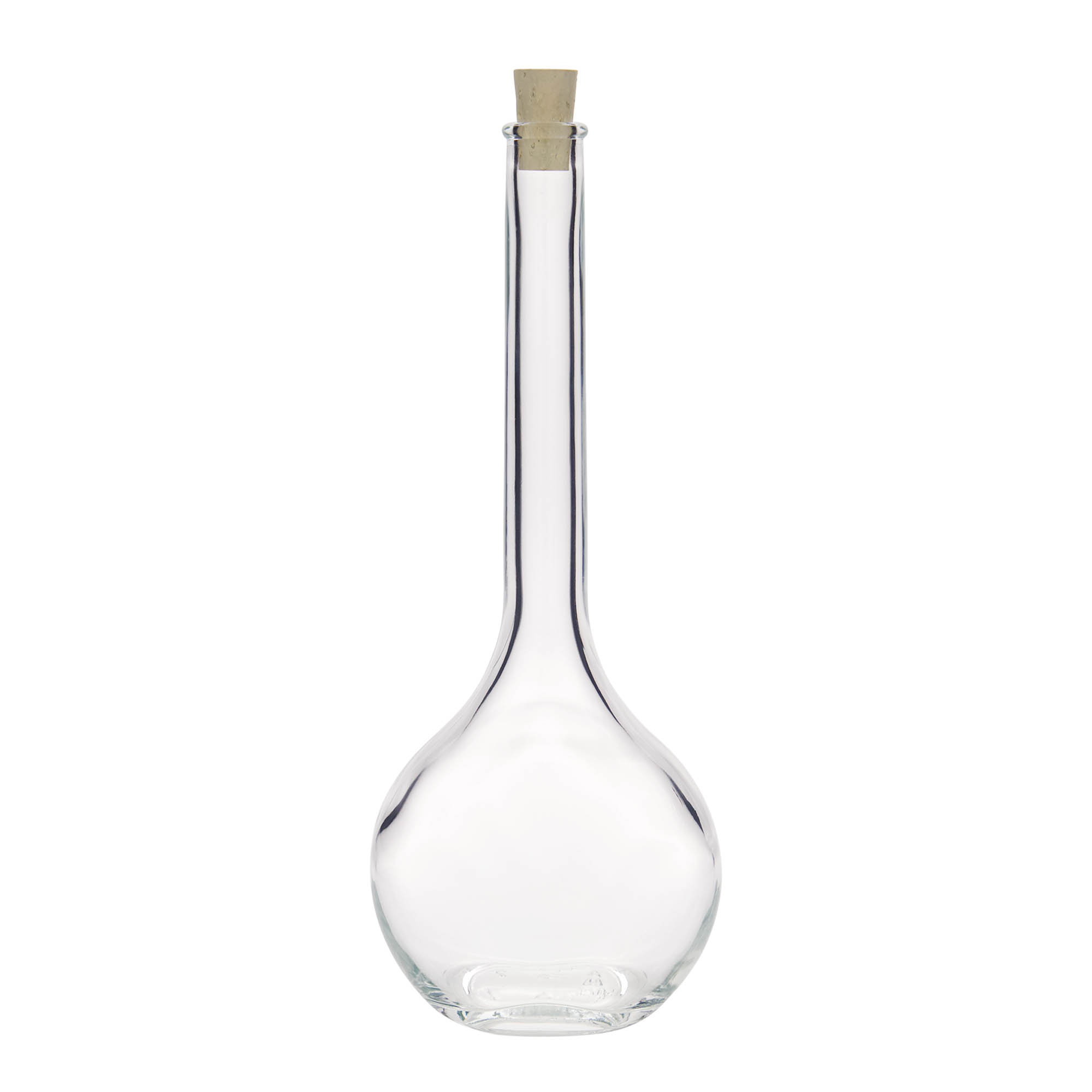 500 ml butelka szklana 'Contessa', owalna, szyjka: korek