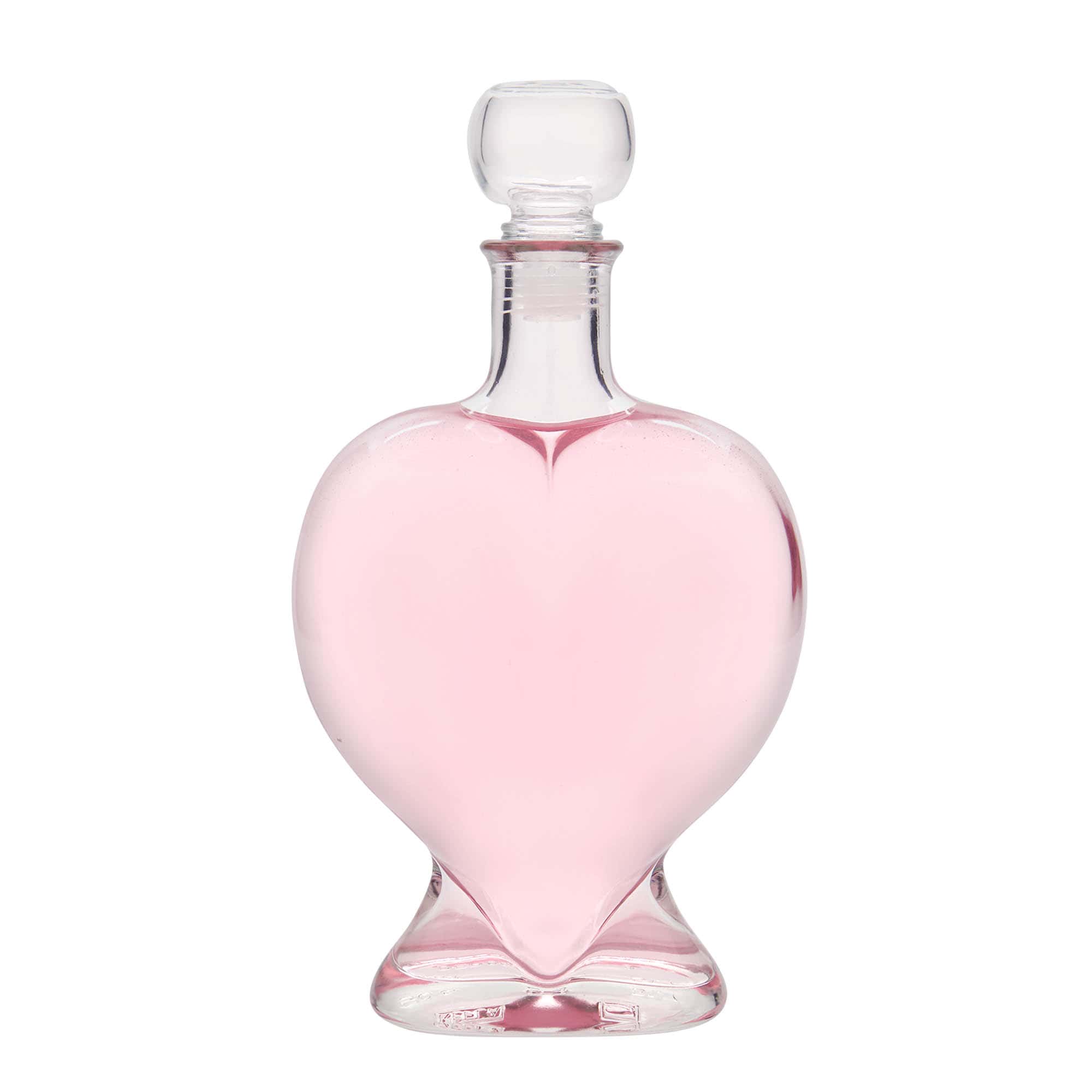 500 ml butelka szklana „Serce”, wylot: korek