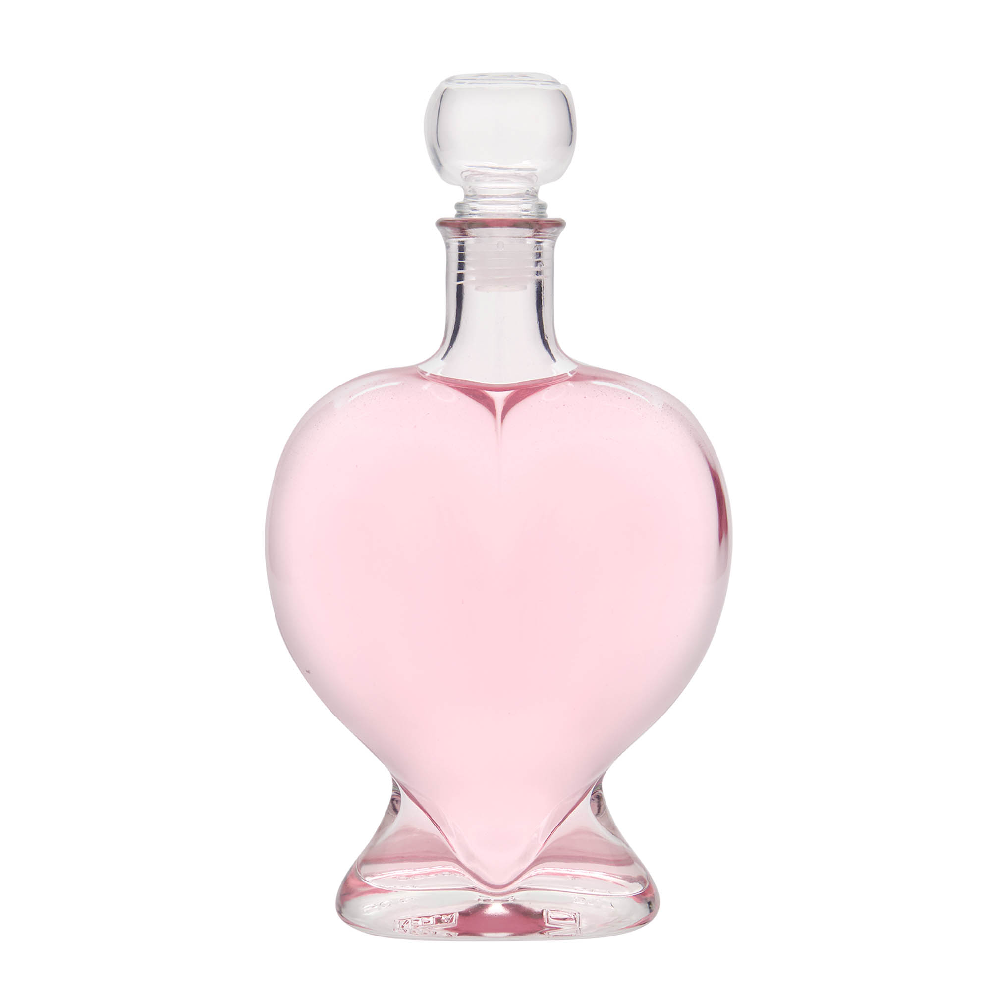500 ml butelka szklana „Serce”, wylot: korek 500 ml butelka szklana „Serce”, wylot: korek