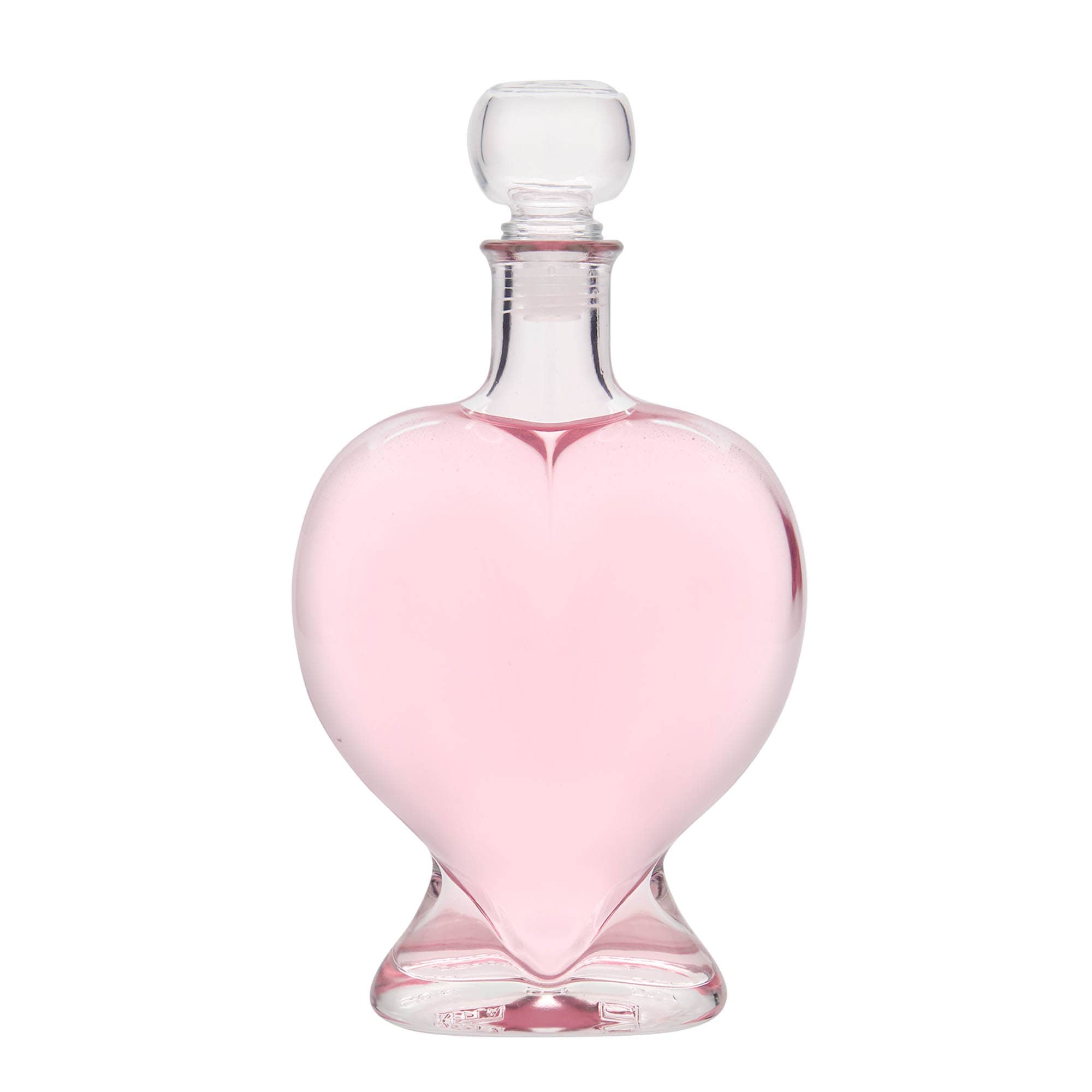 500 ml butelka szklana „Serce”, wylot: korek