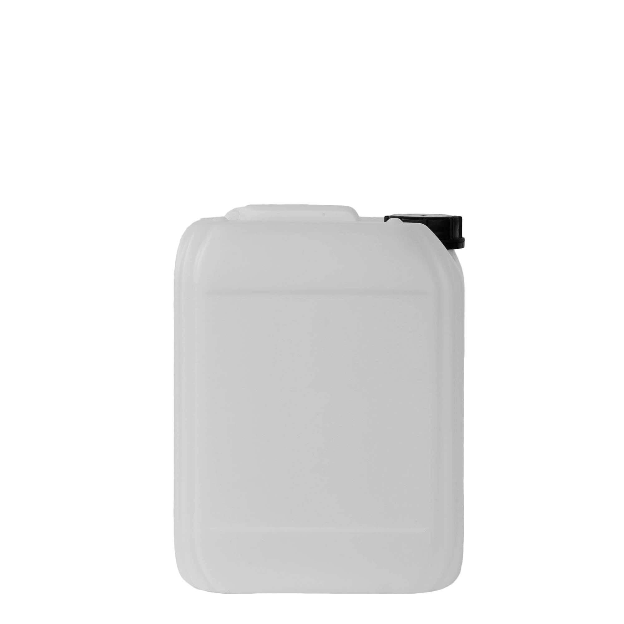 10 l kanister, prostokątny, tworzywo sztuczne HDPE, kolor naturalny, zamknięcie: ND 55 10 l kanister, prostokątny, tworzywo sztuczne HDPE, kolor naturalny, zamknięcie: ND 55