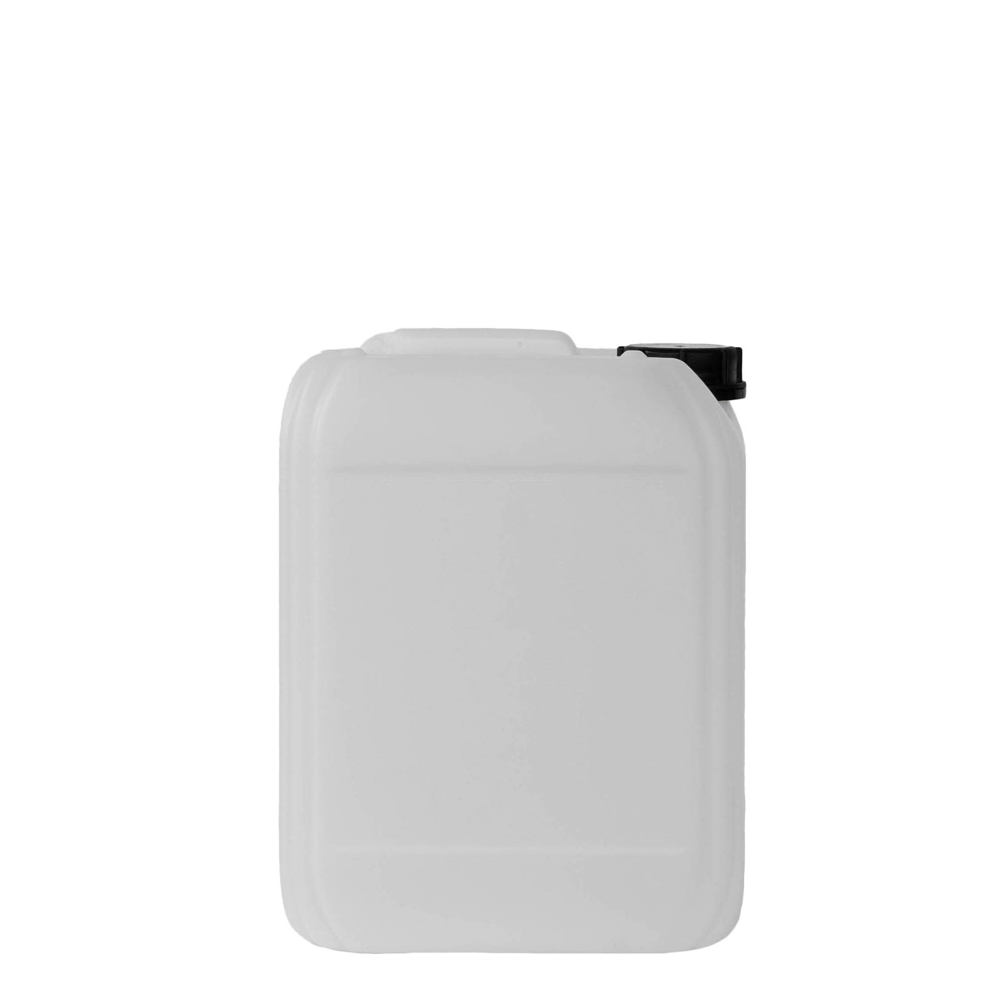 10 l kanister, prostokątny, tworzywo HDPE, naturalny, otwór: ND 55