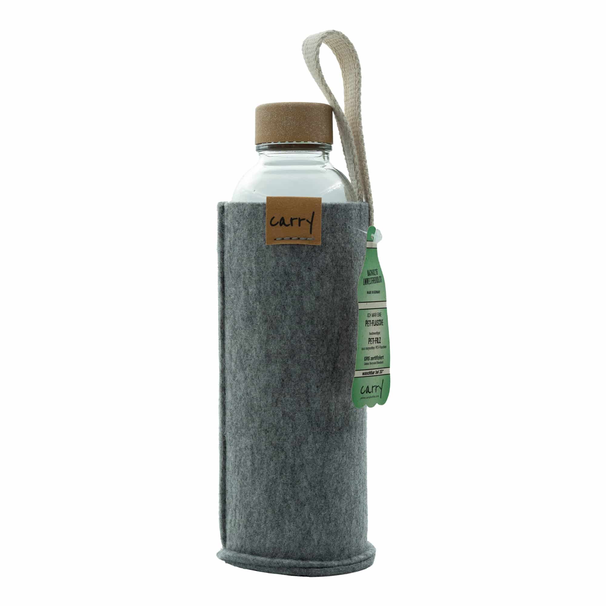 Etui CARRY Sleeve, materiał tekstylny, kolor szary