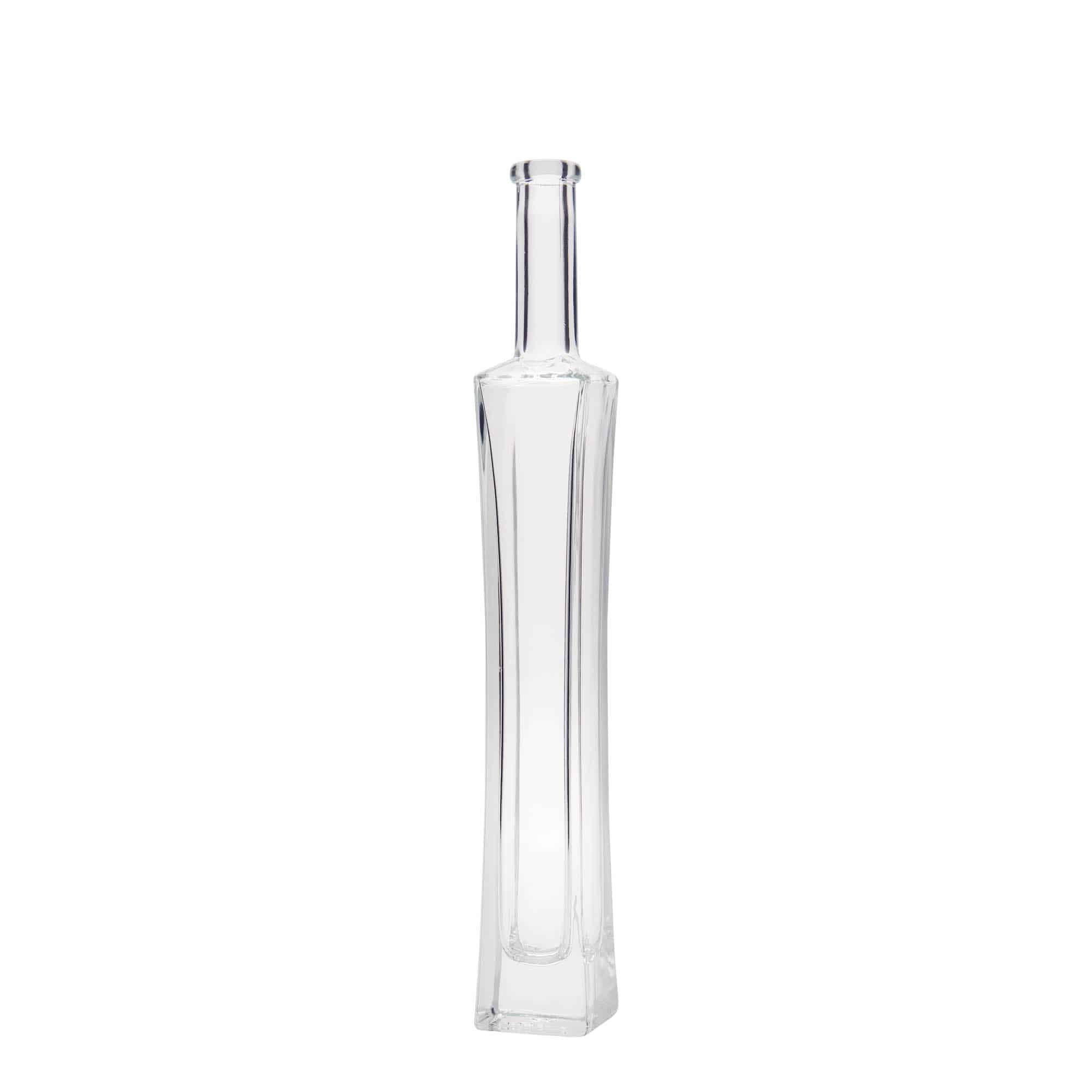 100 ml butelka szklana 'Koko', kwadratowa, zamknięcie: korek