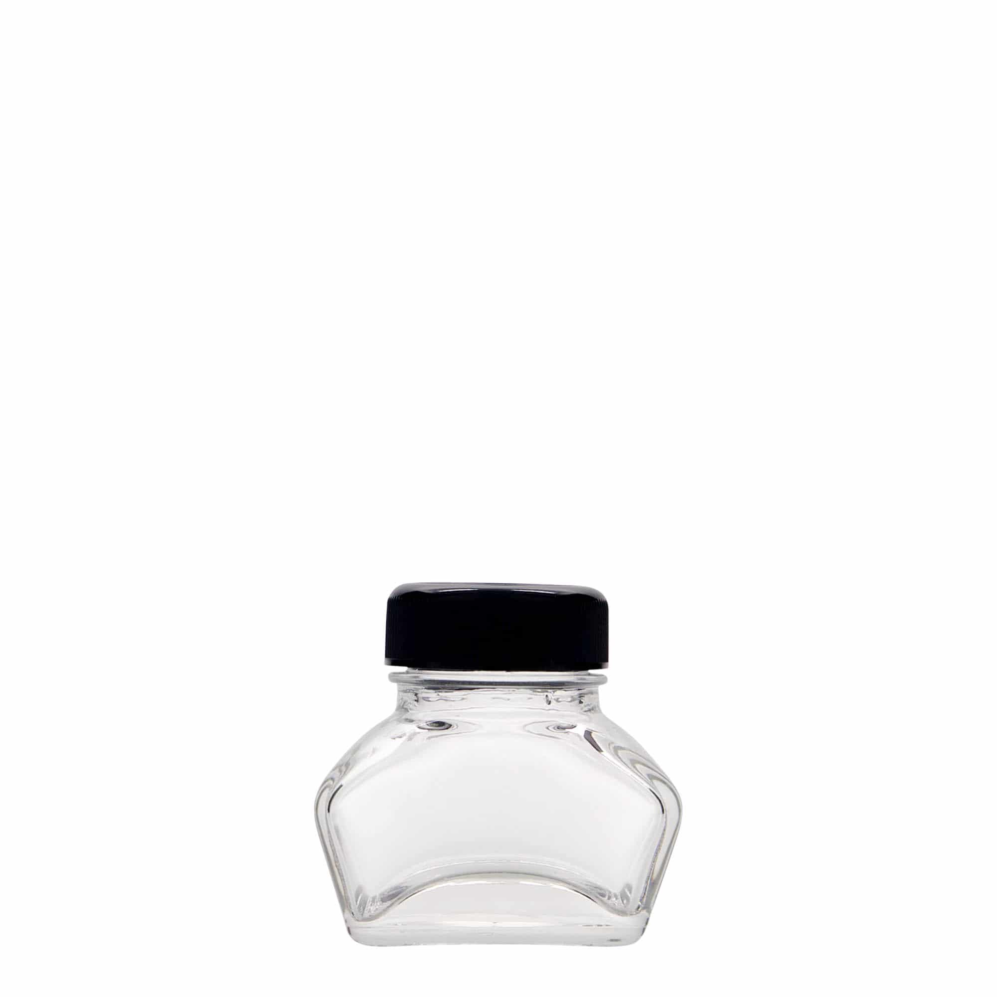 30 ml kałamarz, prostokątny, otwór: zakrętka