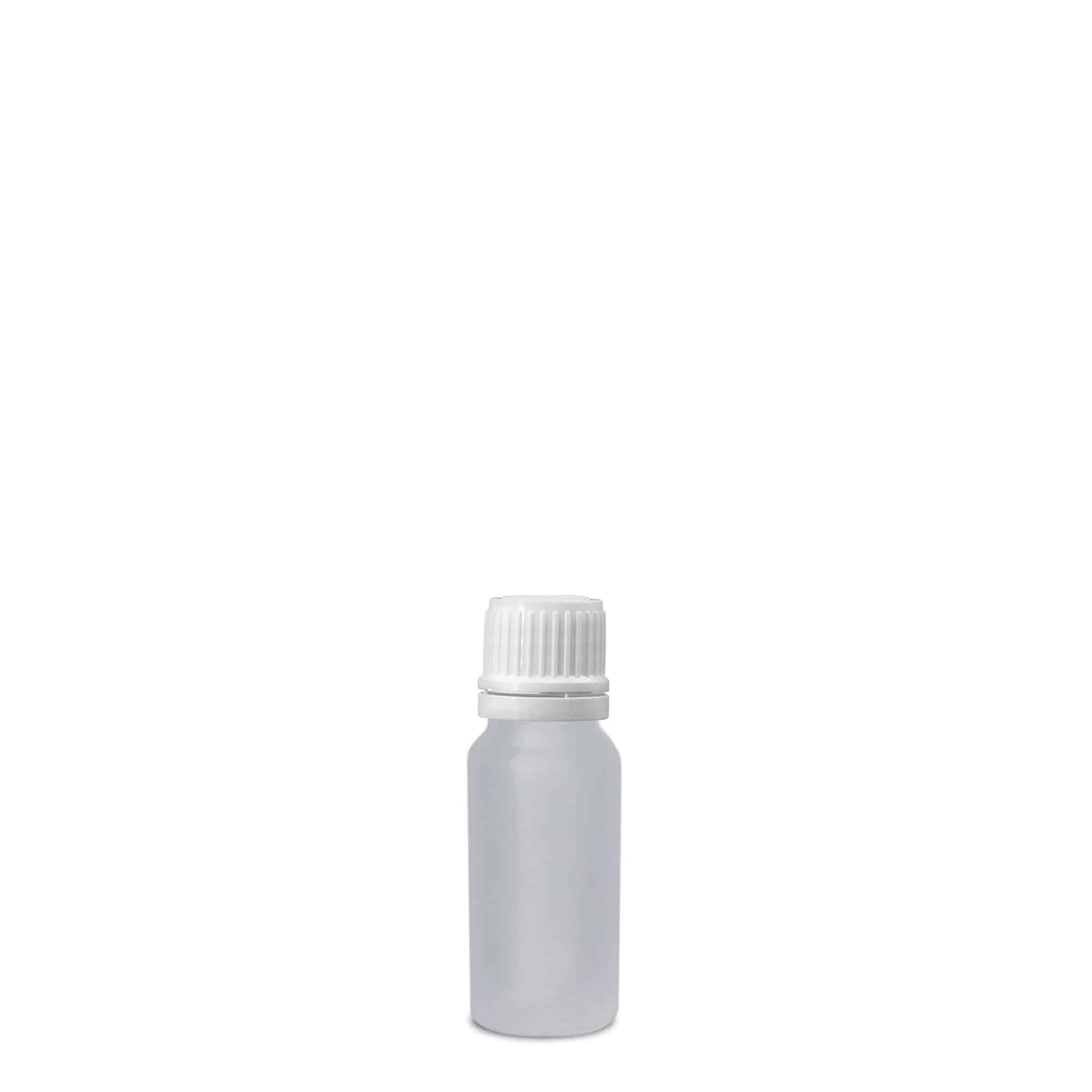 10 ml butelka medyczna, szkło, brąz matowy, szyjka: DIN 18
