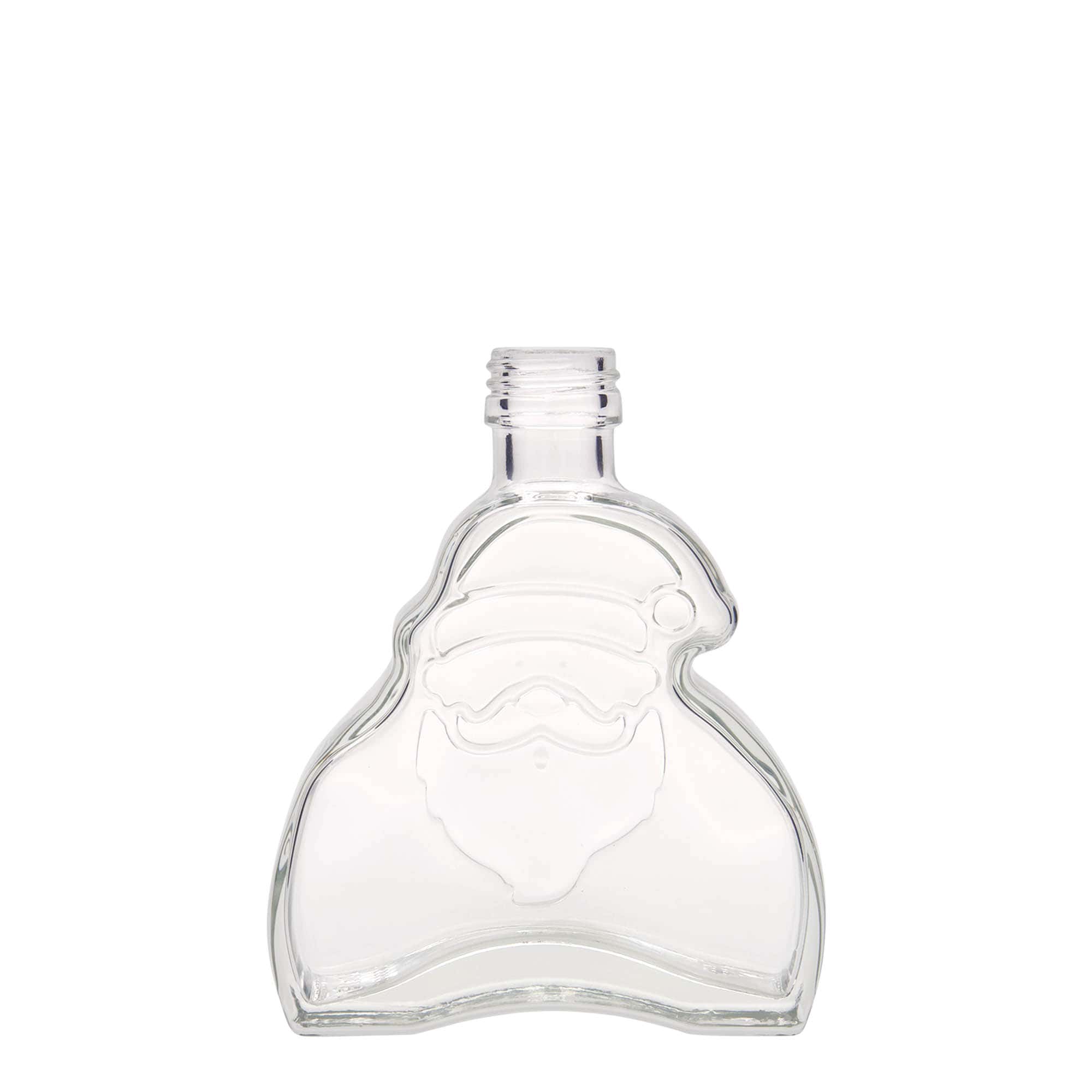 200 ml butelka szklana 'Santa Claus', zamknięcie: PP 28 200 ml butelka szklana 'Santa Claus', zamknięcie: PP 28
