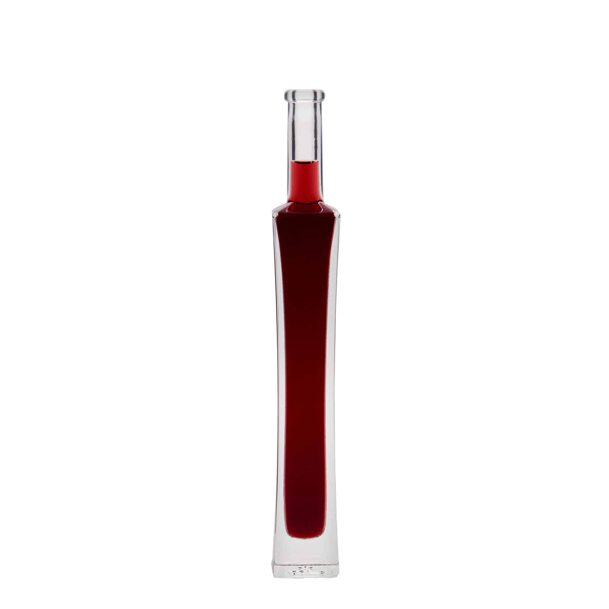 100 ml butelka szklana „Koko”, kwadratowa, szyjka: korek 100 ml butelka szklana „Koko”, kwadratowa, szyjka: korek