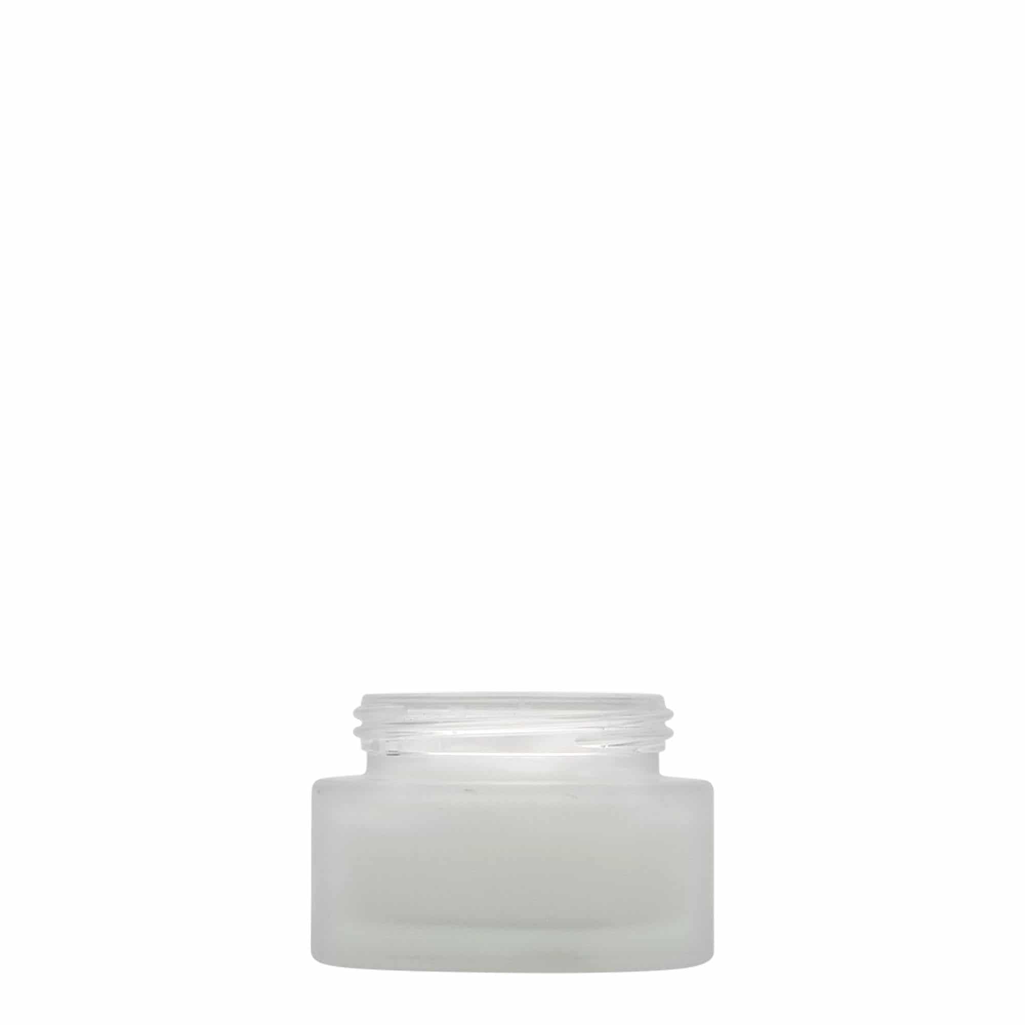 30 ml słoiczek 'Platin Edition', szkło, matowe, wylot: zakrętka