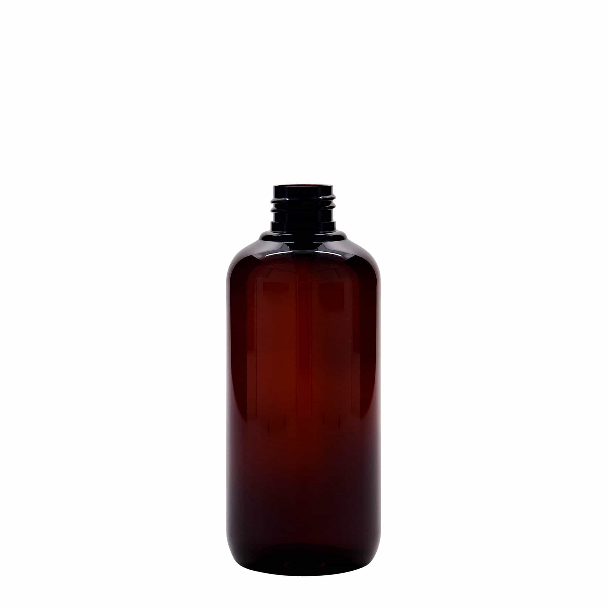 250 ml butelka z tworzywa sztucznego z recyklingu 'Victor’s Best', PCR, kolor brązowy, zamknięcie: GPI 24/410