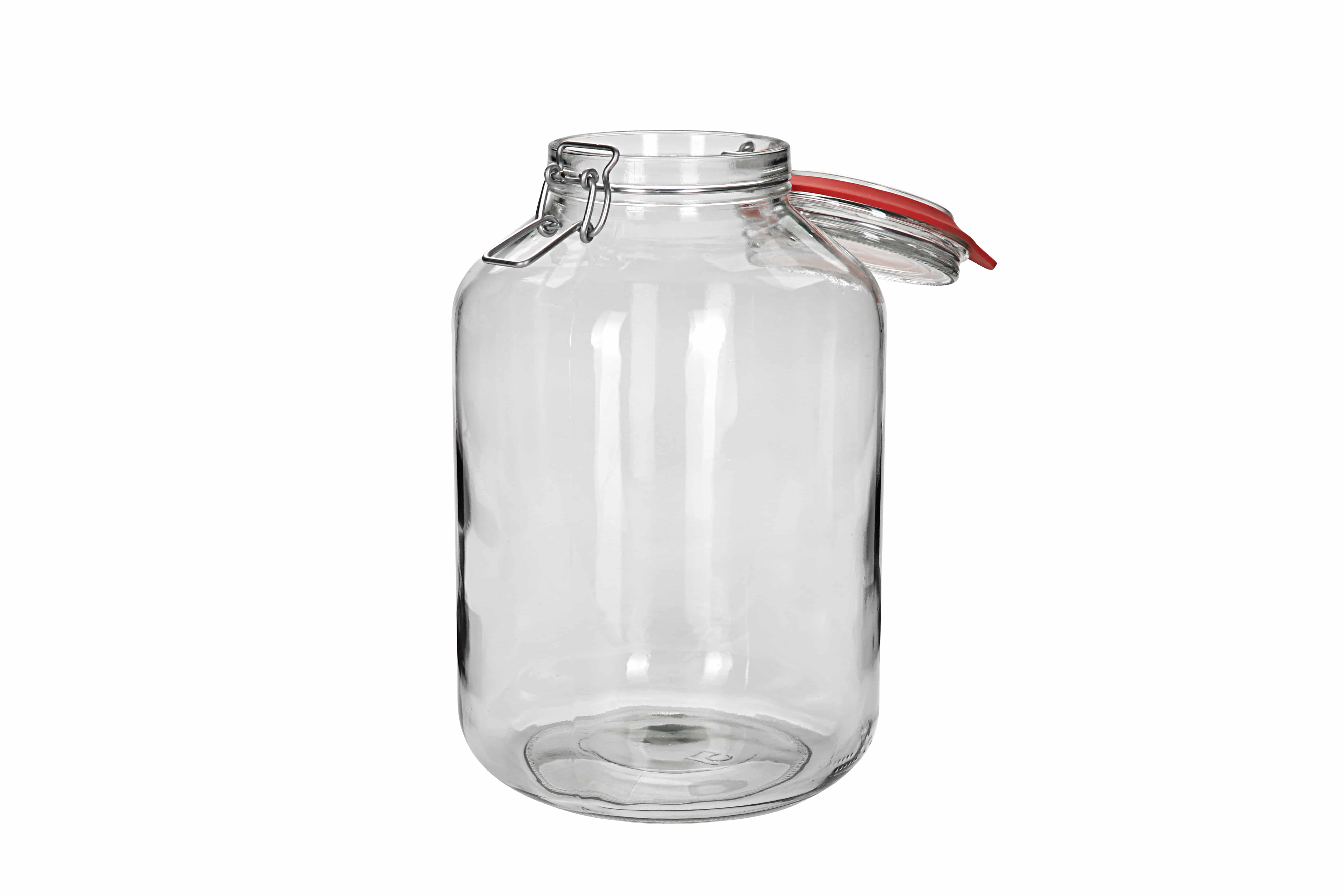 4880 ml słoik z zamknięciem pałąkowym , zamknięcie: Zamknięcie pałąkowe