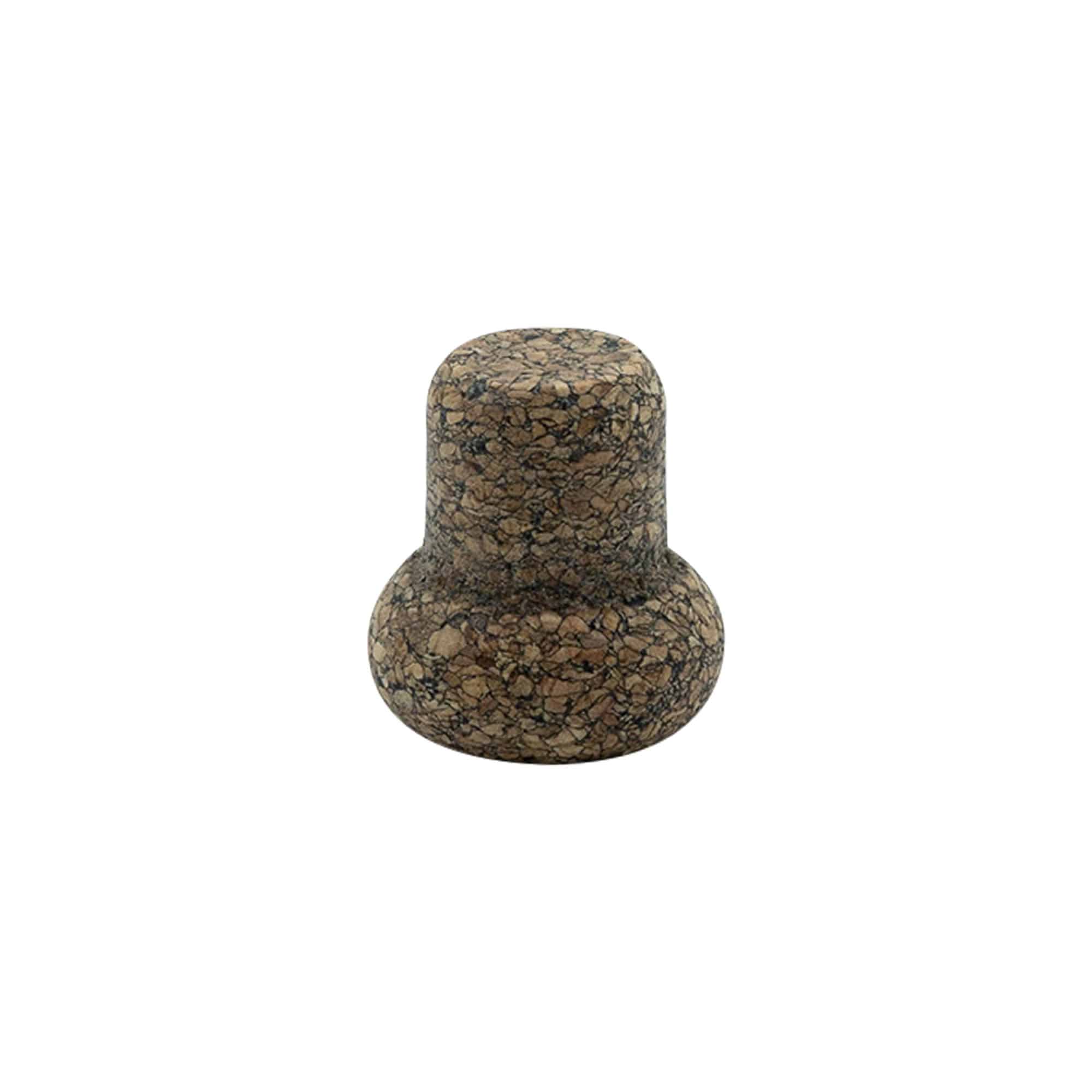 Korek z uchwytem 'Barrel' 22,5 mm, Corkcoal, do zamknięcia: korek