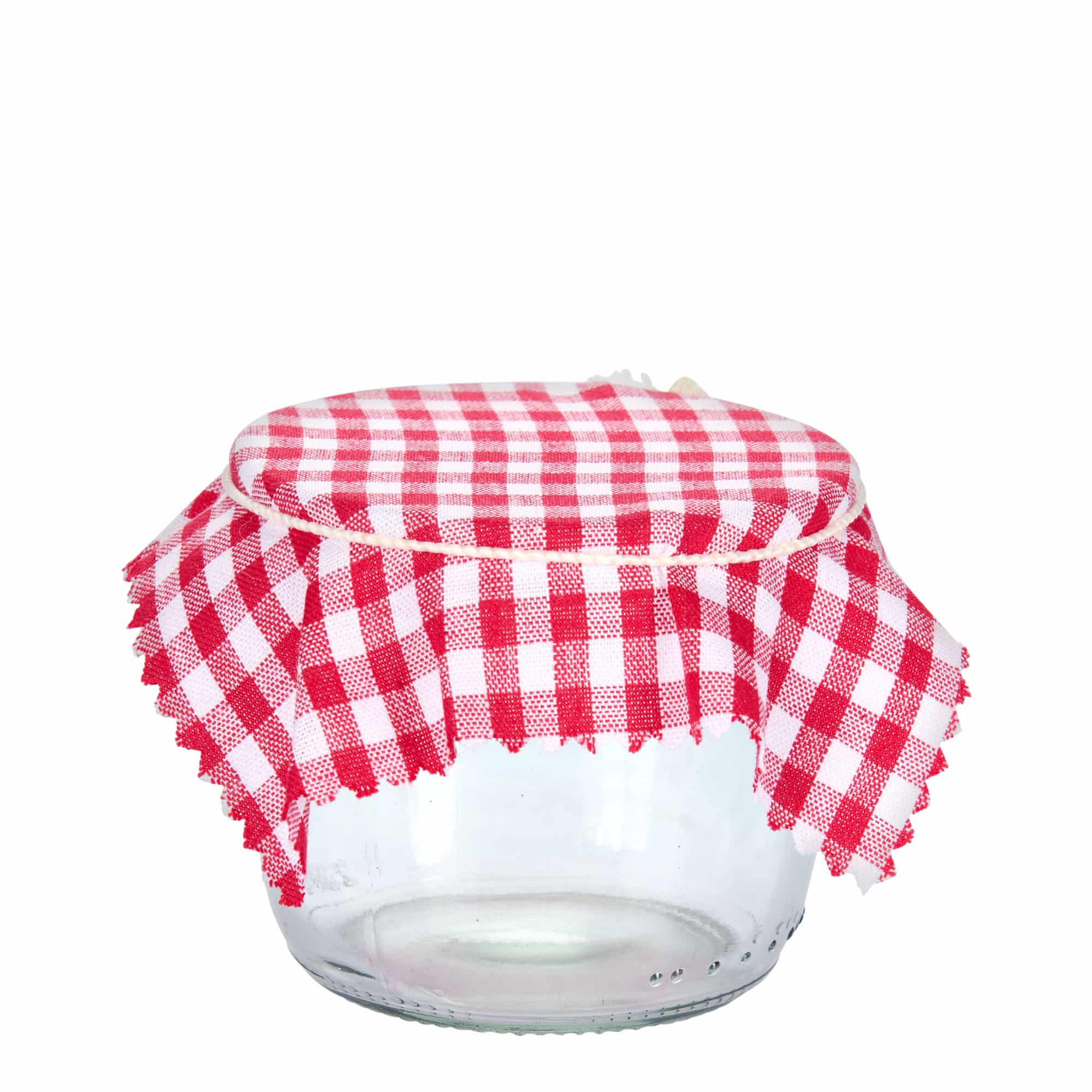 Tkanina w kratkę 12x12, kwadratowa, tekstylna, czerwona, gwint: TO38-TO53