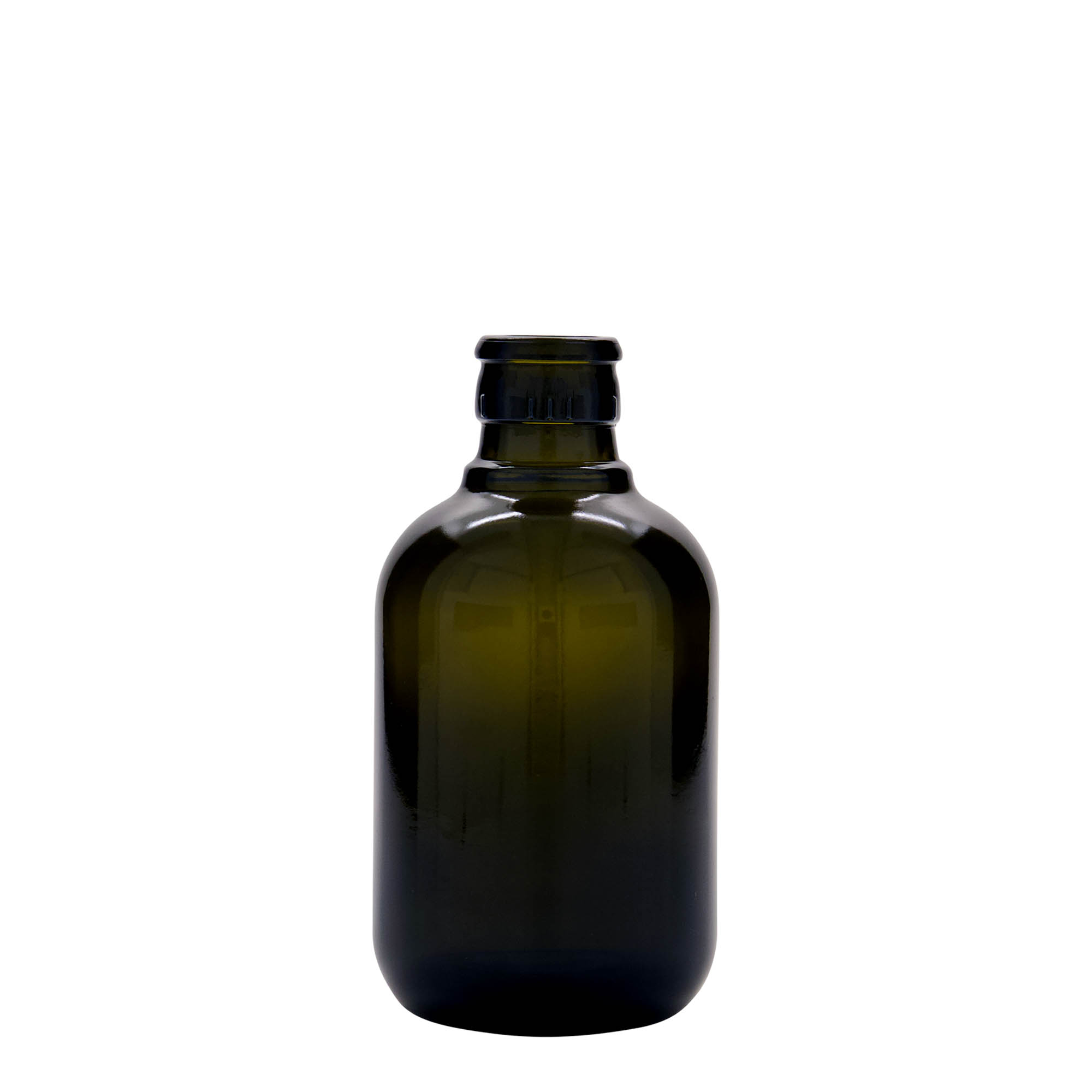 250 ml butelka na ocet/olej 'Biolio', szkło, antyczny zielony, wylot: DOP