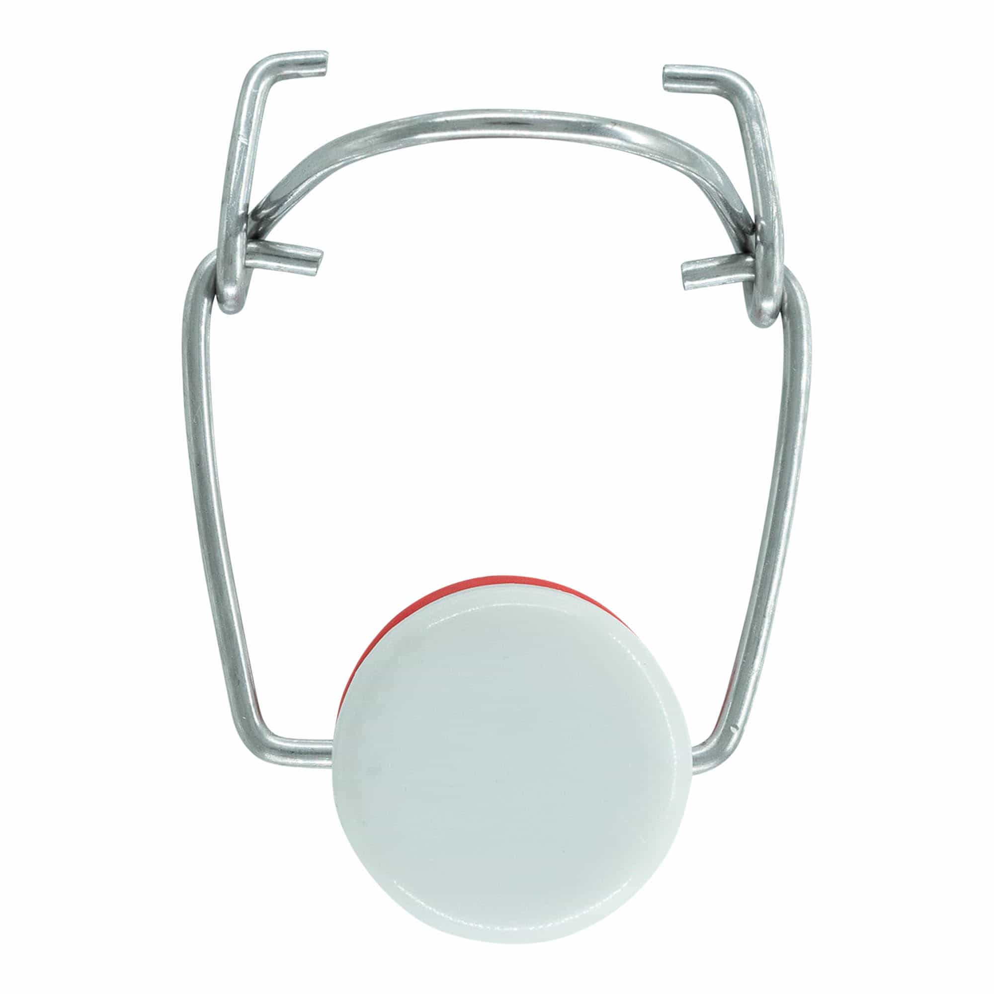 Zapięcie na sprzączkę w rozmiarze specjalnym, tworzywo sztuczne, czerwono-białe