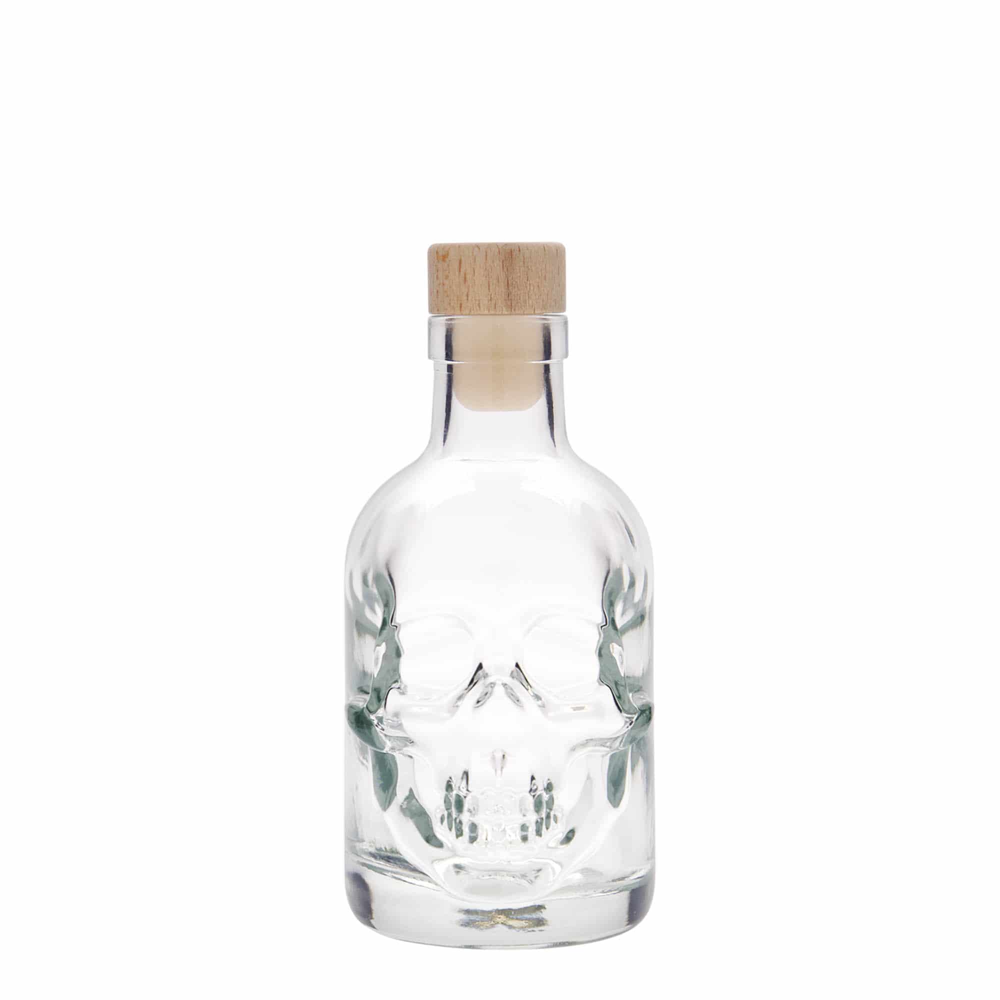 Butelka szklana 200 ml „Totenkopf”, otwór: korek