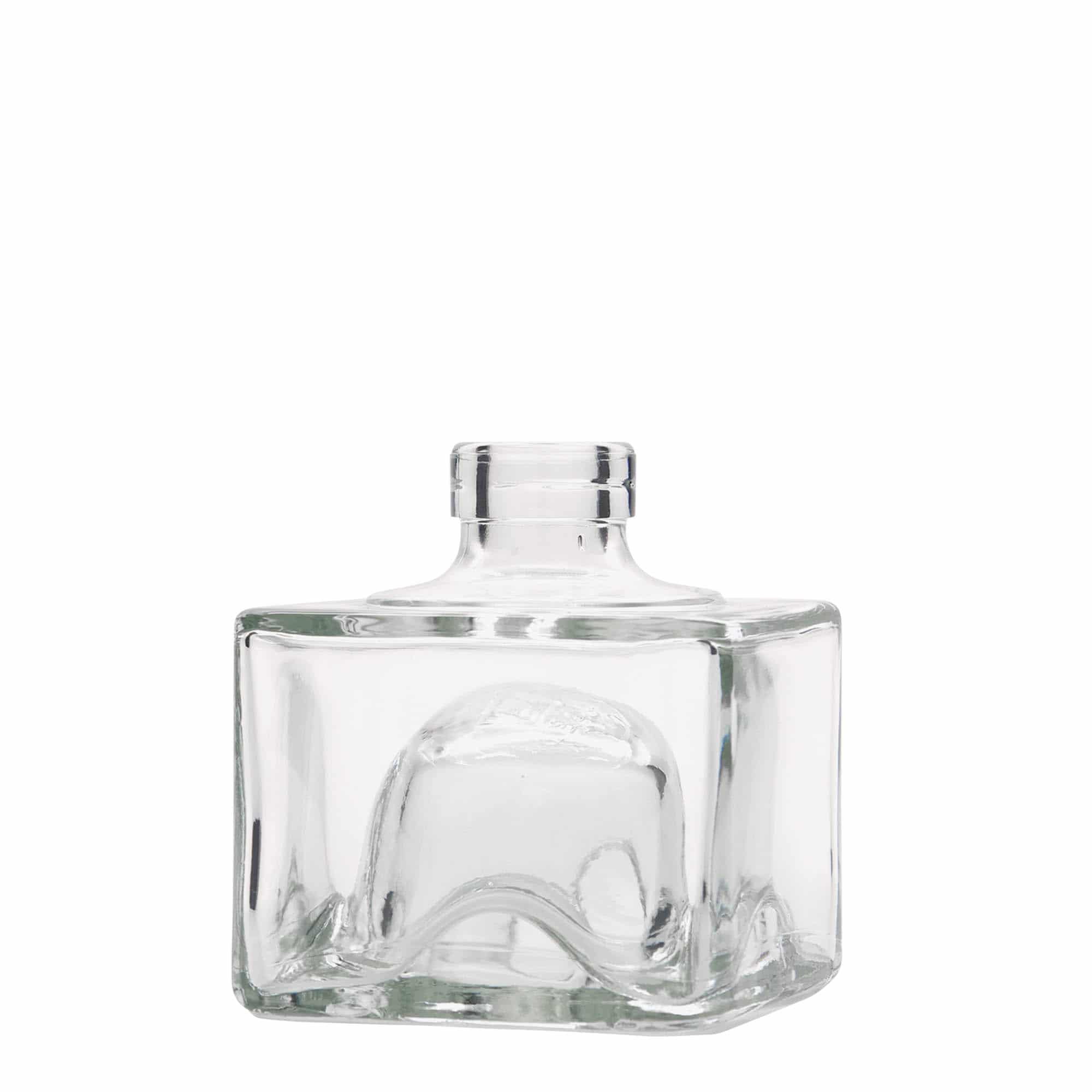 200 ml butelka szklana 'Cocolores', kwadratowa, zamknięcie: korek