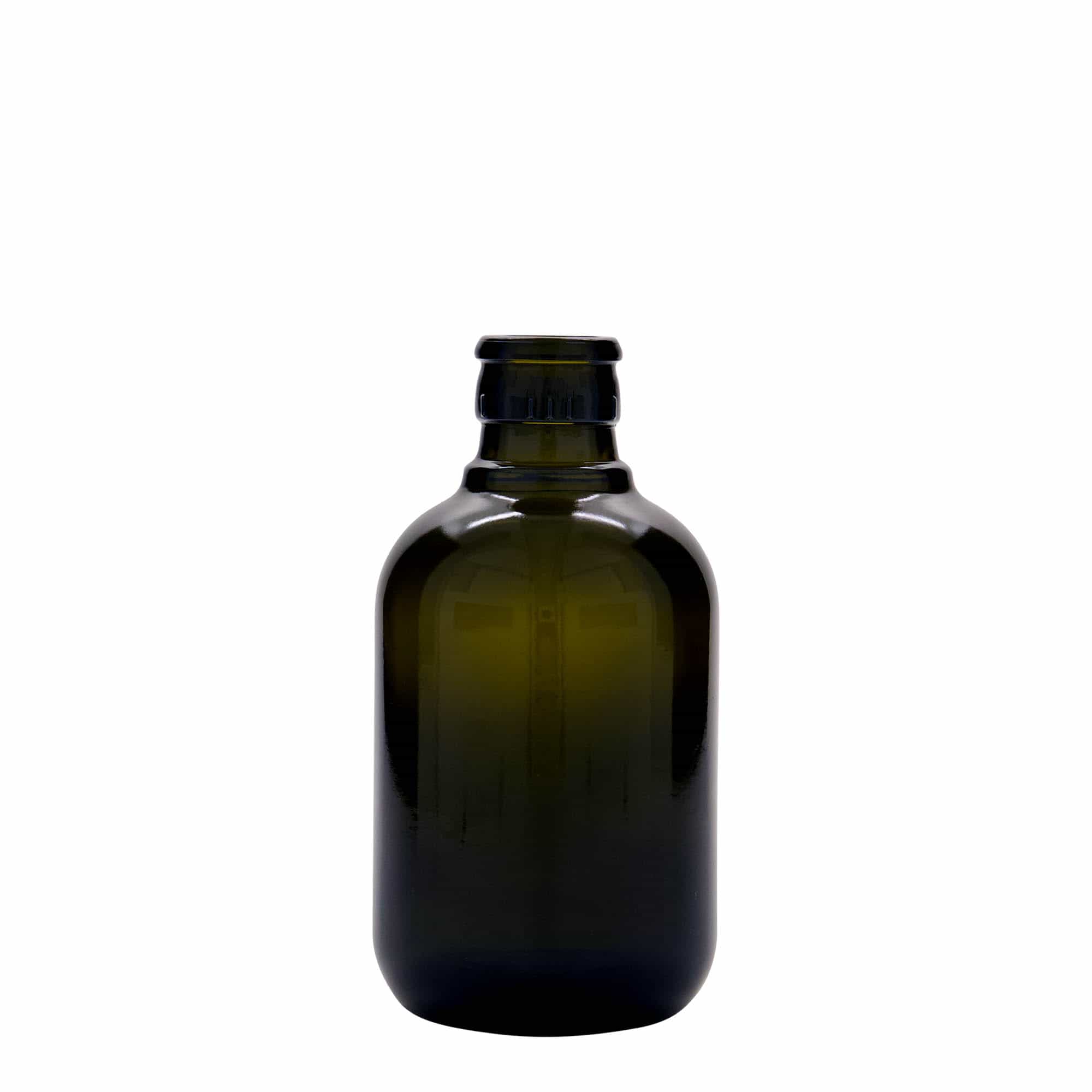 250 ml butelka na ocet/olej 'Biolio', szkło, kolor zielony antyczny, zamknięcie: DOP