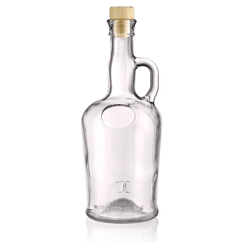 750 ml butelka szklana 'Barcelona', zamknięcie: korek