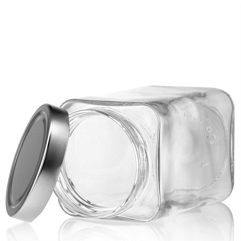 720 ml sześcienne szkło „Ikarus”, otwór: Deep-Twist-Off (DTO 82)