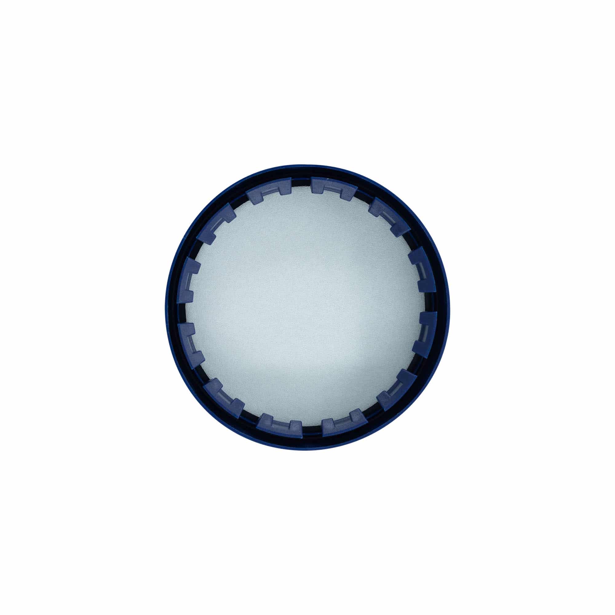 Pokrywka nasuwana do standardowego ceramicznego garnka, tworzywo HDPE, niebieska