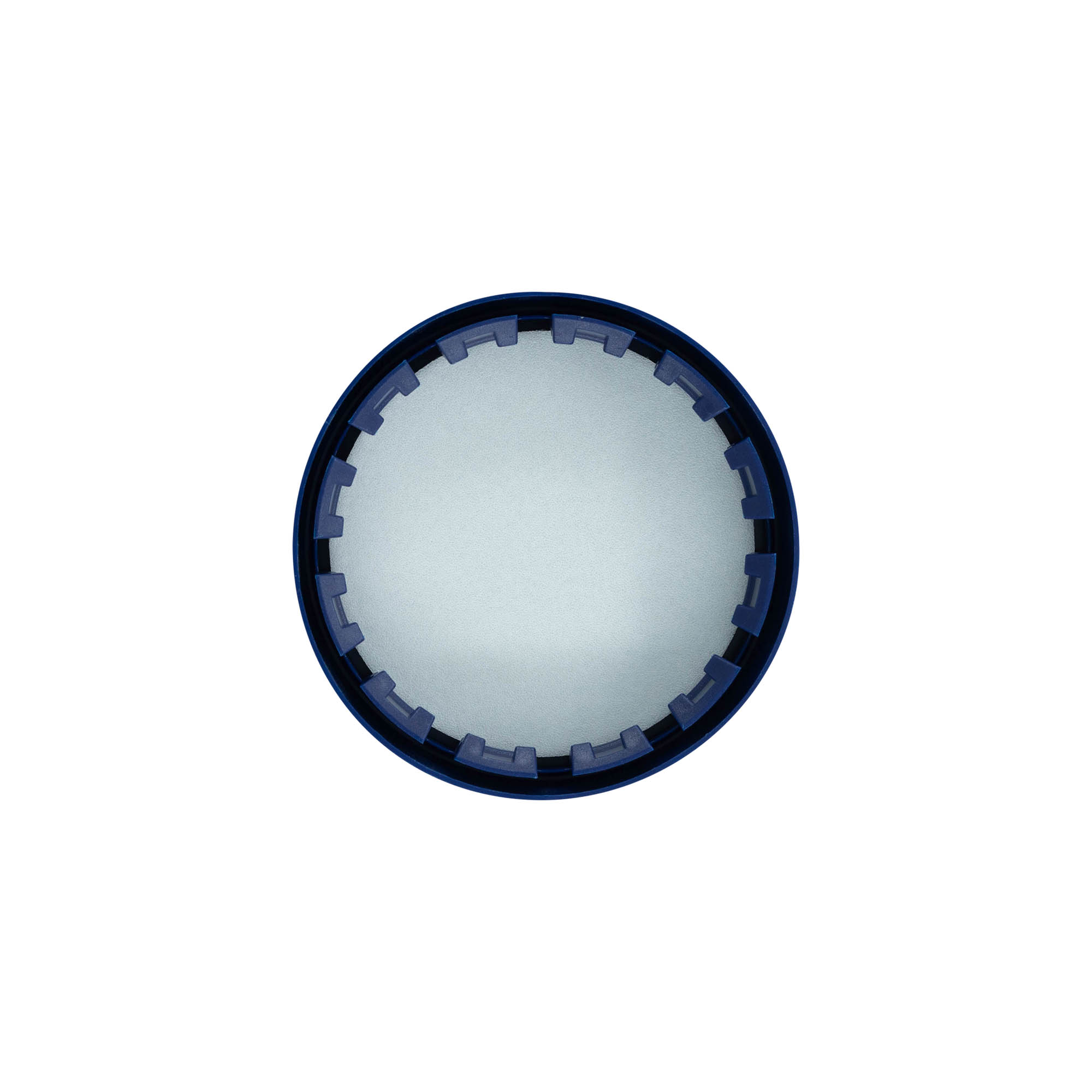 Pokrywka nasuwana do standardowego ceramicznego garnka, tworzywo HDPE, niebieska Pokrywka nasuwana do standardowego ceramicznego garnka, tworzywo HDPE, niebieska