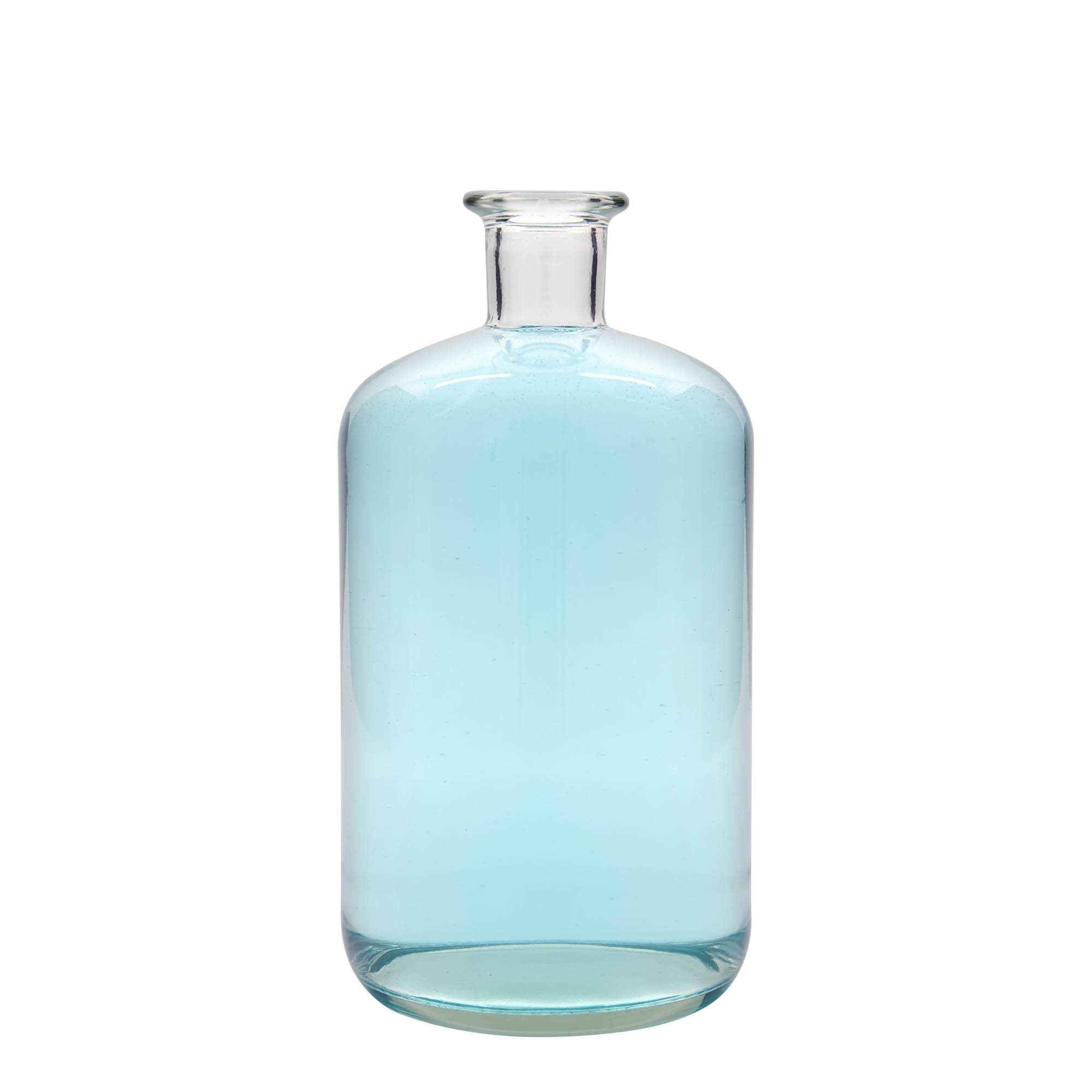 1.500 ml butelka szklana aptekarska, szyjka: korek 1.500 ml butelka szklana aptekarska, szyjka: korek