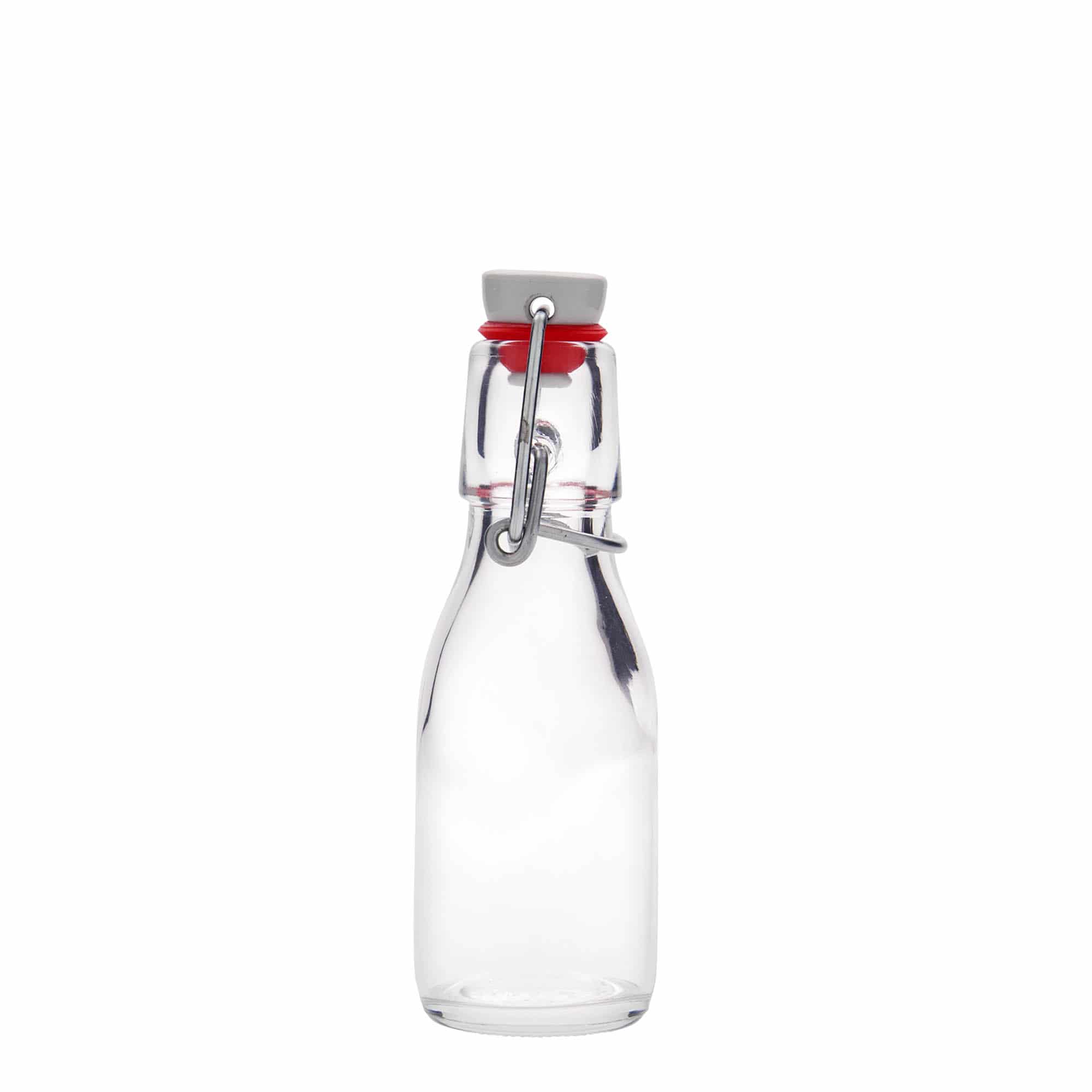 100 ml butelka szklana 'Paul', zamknięcie: Zamknięcie pałąkowe