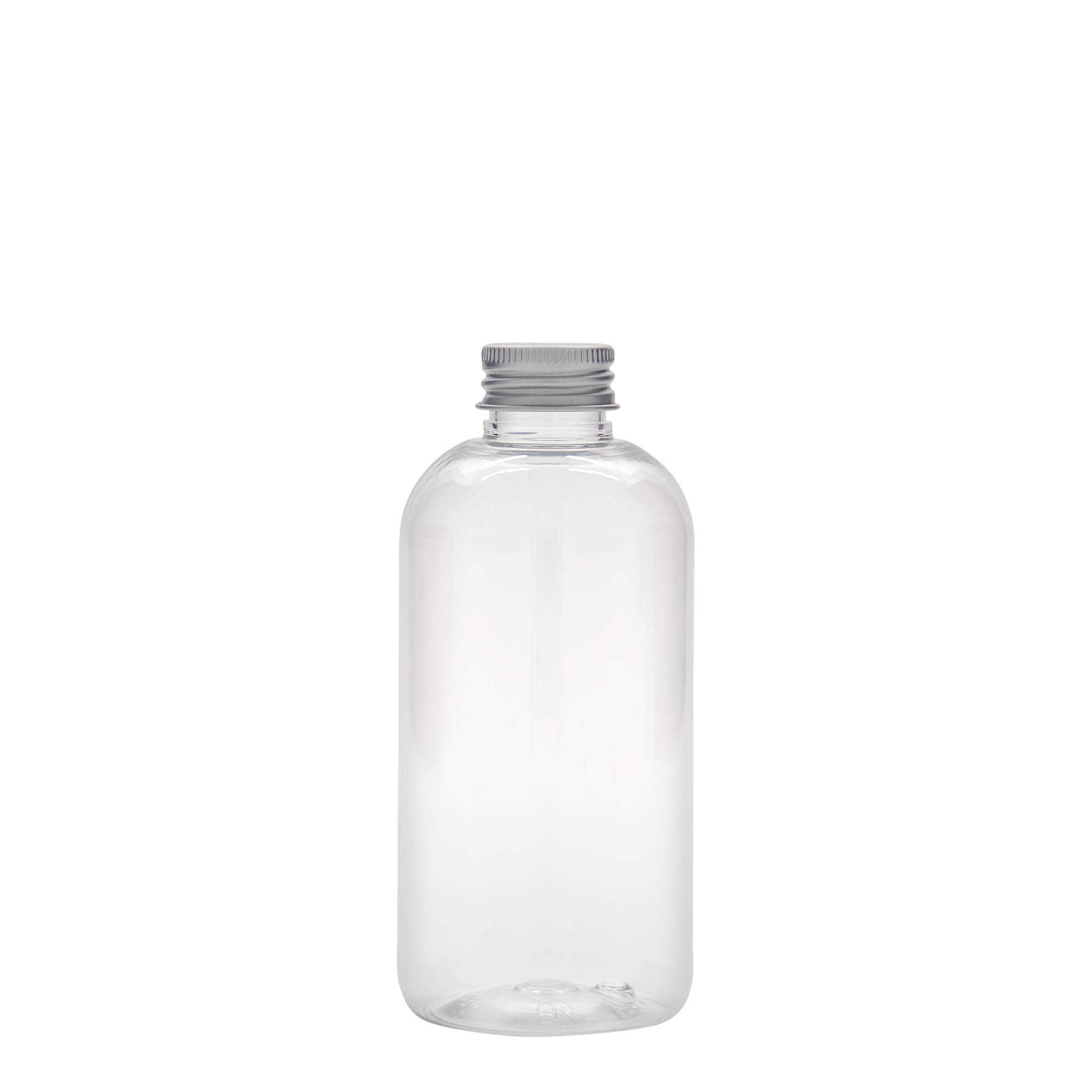 200 ml butelka PET „Boston”, tworzywo sztuczne, gwint: 24/410 200 ml butelka PET „Boston”, tworzywo sztuczne, gwint: 24/410