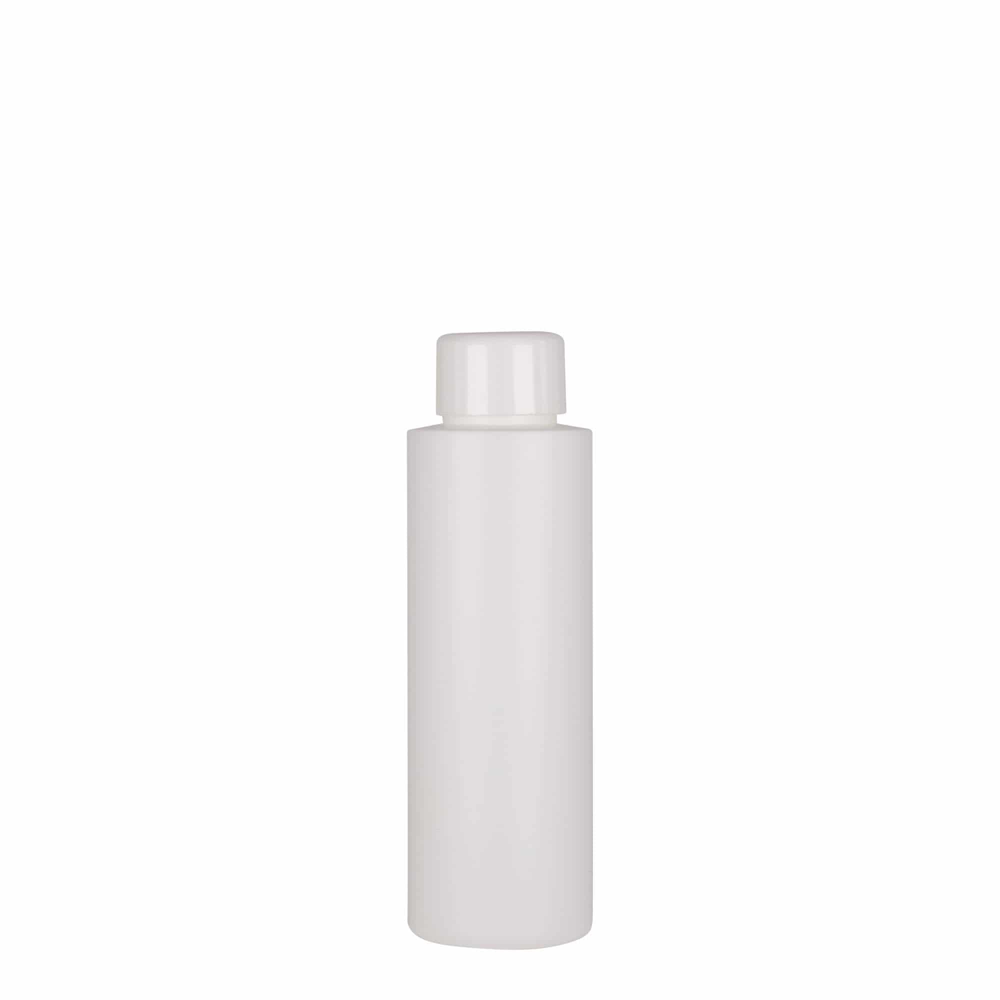100 ml plastikowa butelka „Pipe”, HDPE, biała, gwint: 24/410