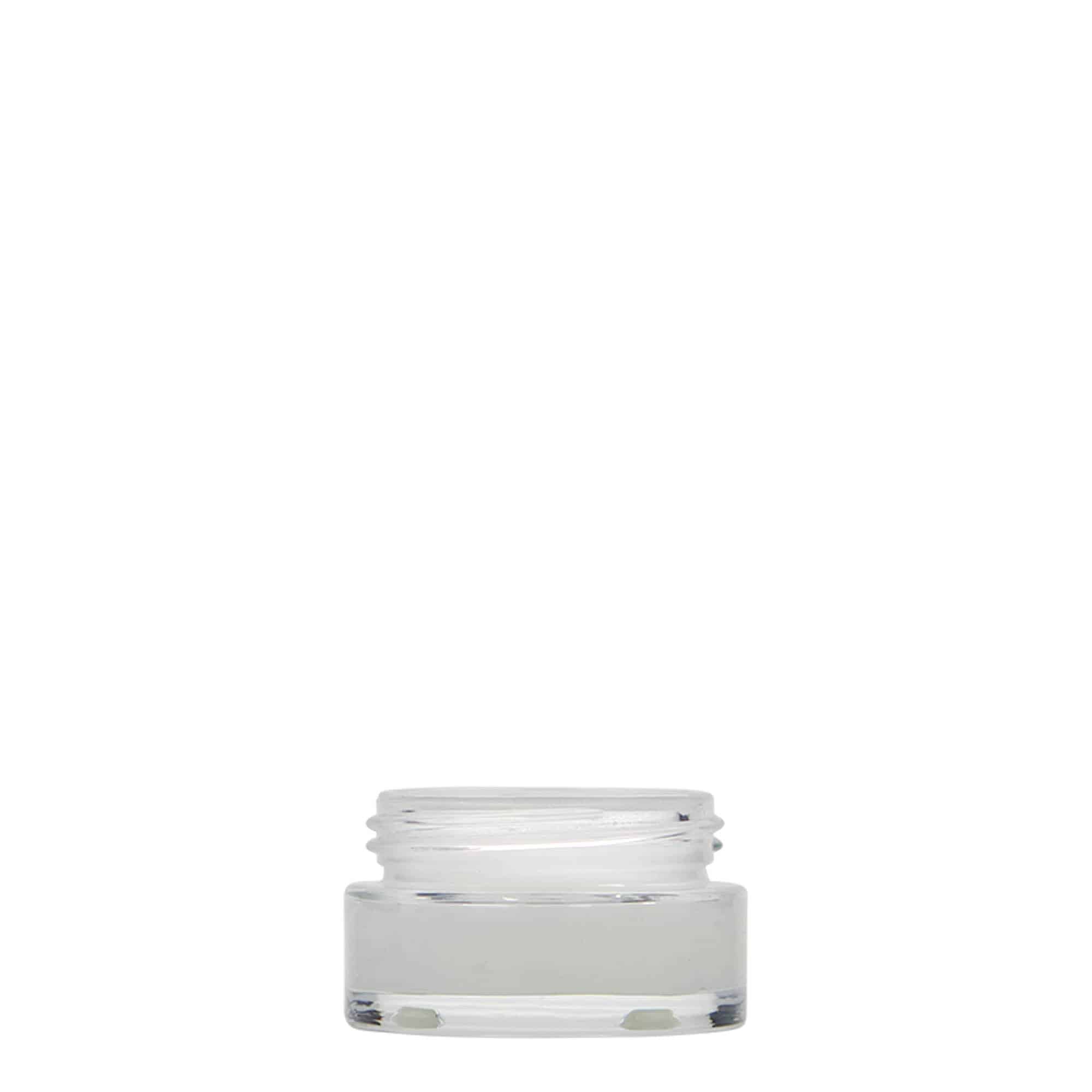 15 ml słoik „Clear Edition”, szkło, wylot: zakrętka na gwint 15 ml słoik „Clear Edition”, szkło, wylot: zakrętka na gwint