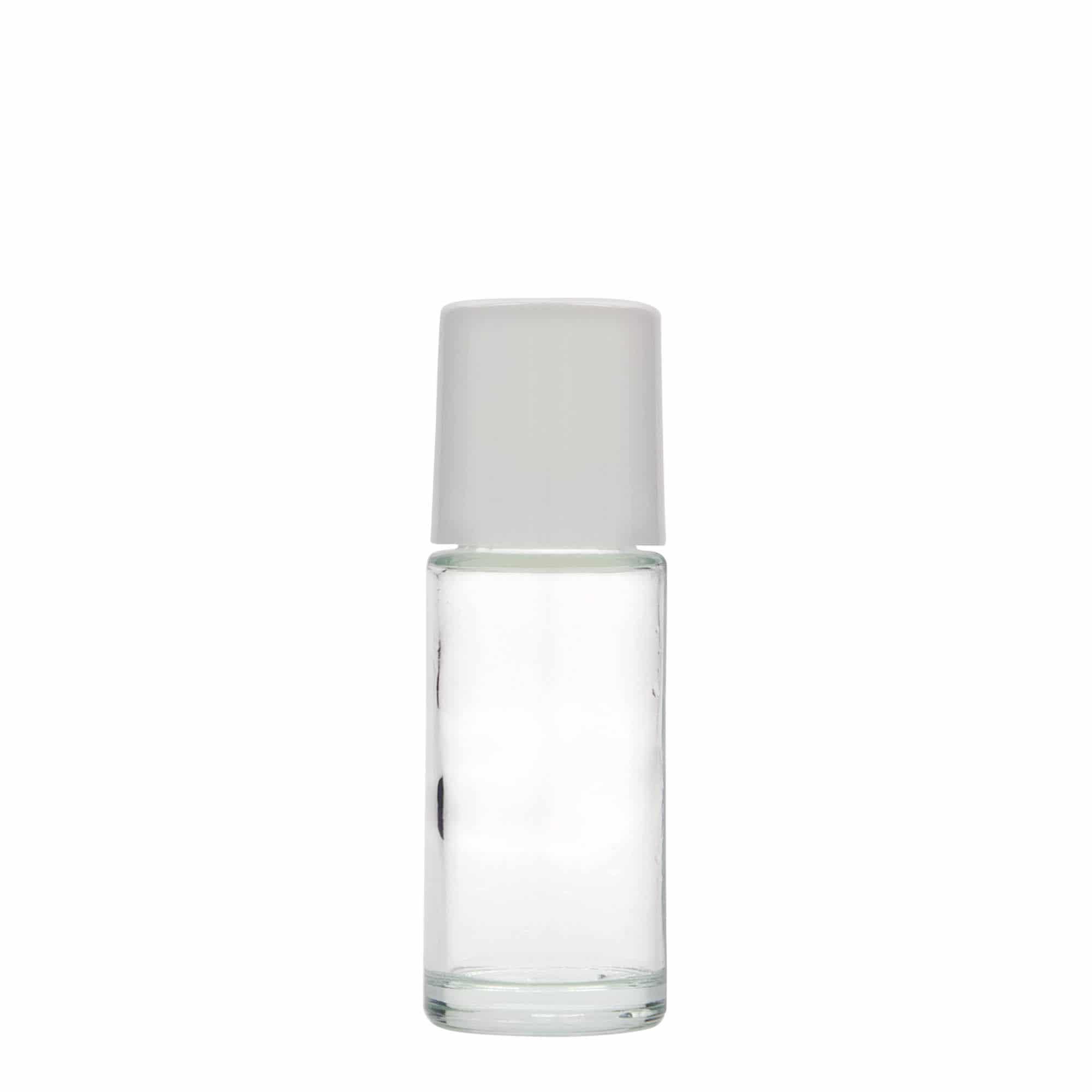 50 ml butelka roll-on, szkło, wylot: zakrętka na gwint