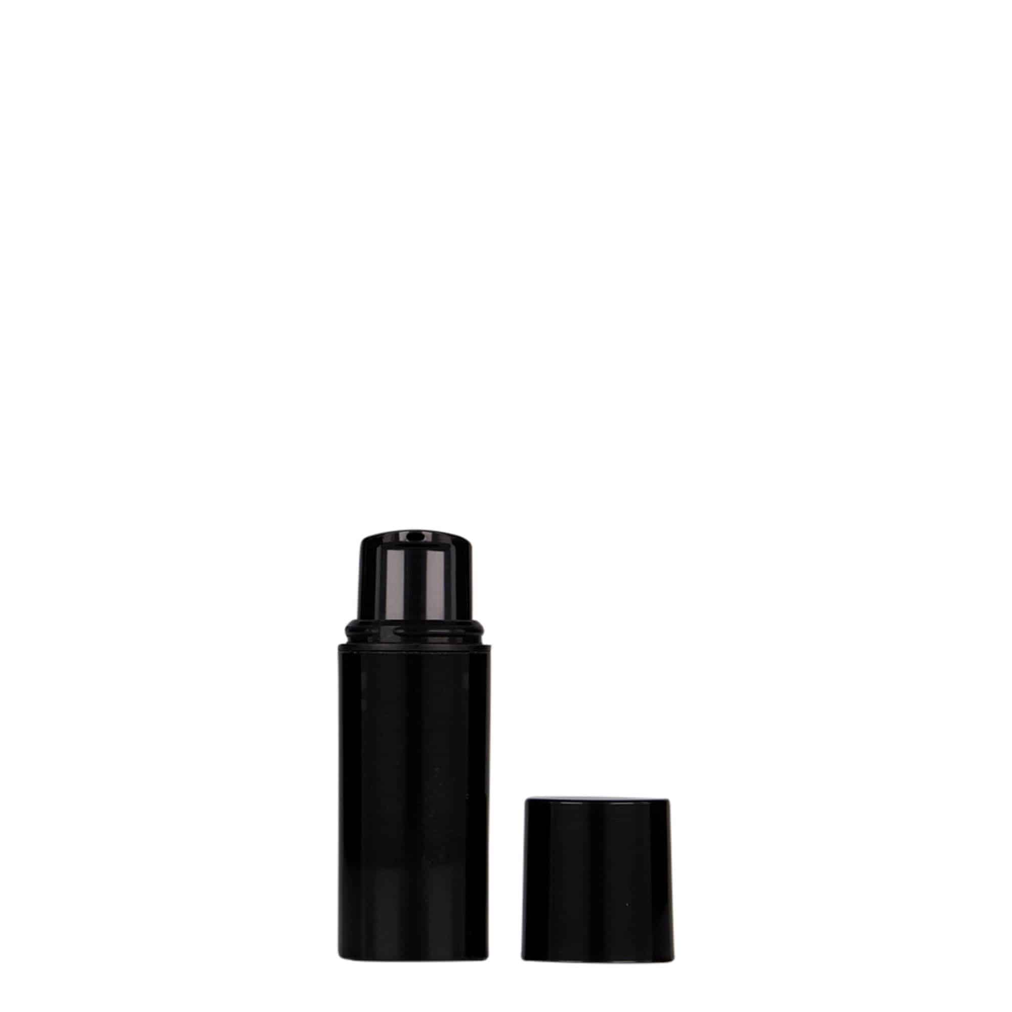 5 ml dozownik airless 'Nano', tworzywo sztuczne PP, kolor czarny
