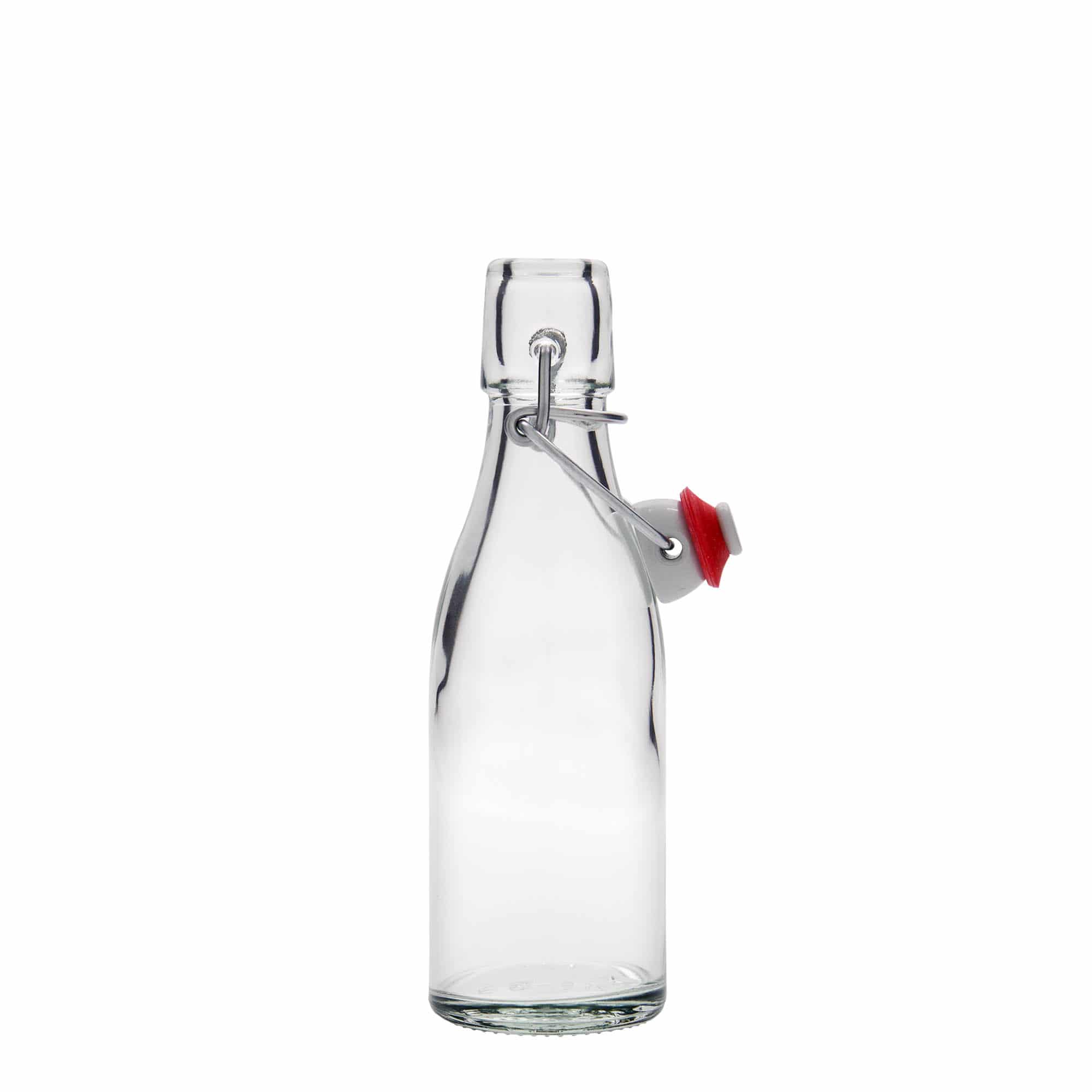 Butelka szklana 200 ml „Paul”, otwór: zamknięcie na zawias