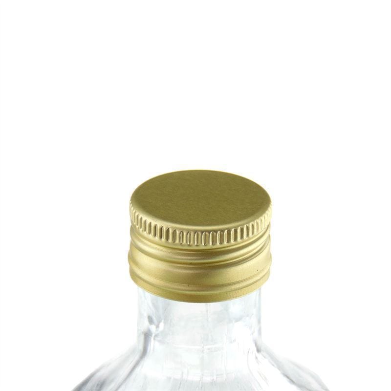 Zakrętka gwintowana, metalowa, złota, do ustnika: PP 22 Zakrętka gwintowana, metalowa, złota, do ustnika: PP 22