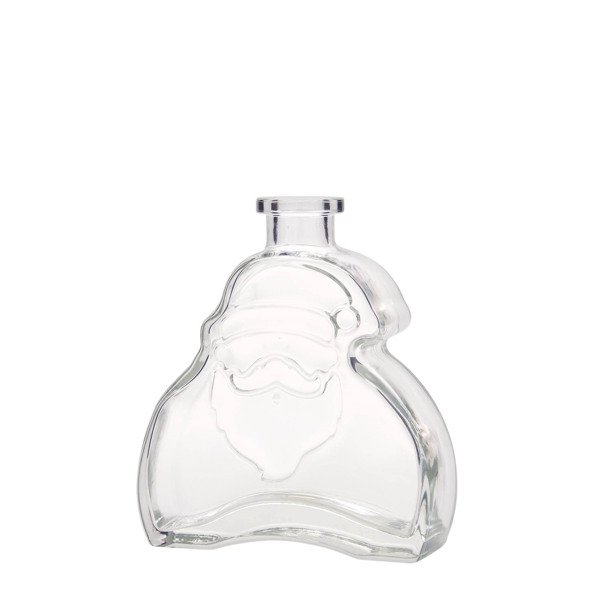 200 ml butelka szklana 'Santa Claus', zamknięcie: korek