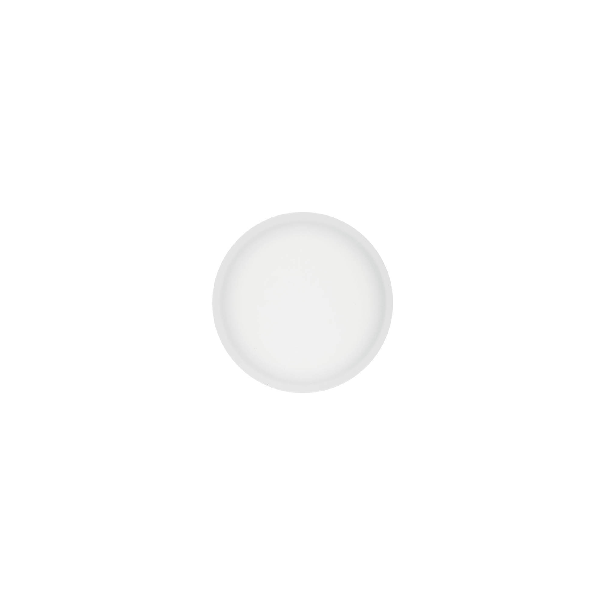 Zakrętka z gwintem 'Clear/Platin Edition', tworzywo sztuczne PP, biała, do otworu: 45/2P
