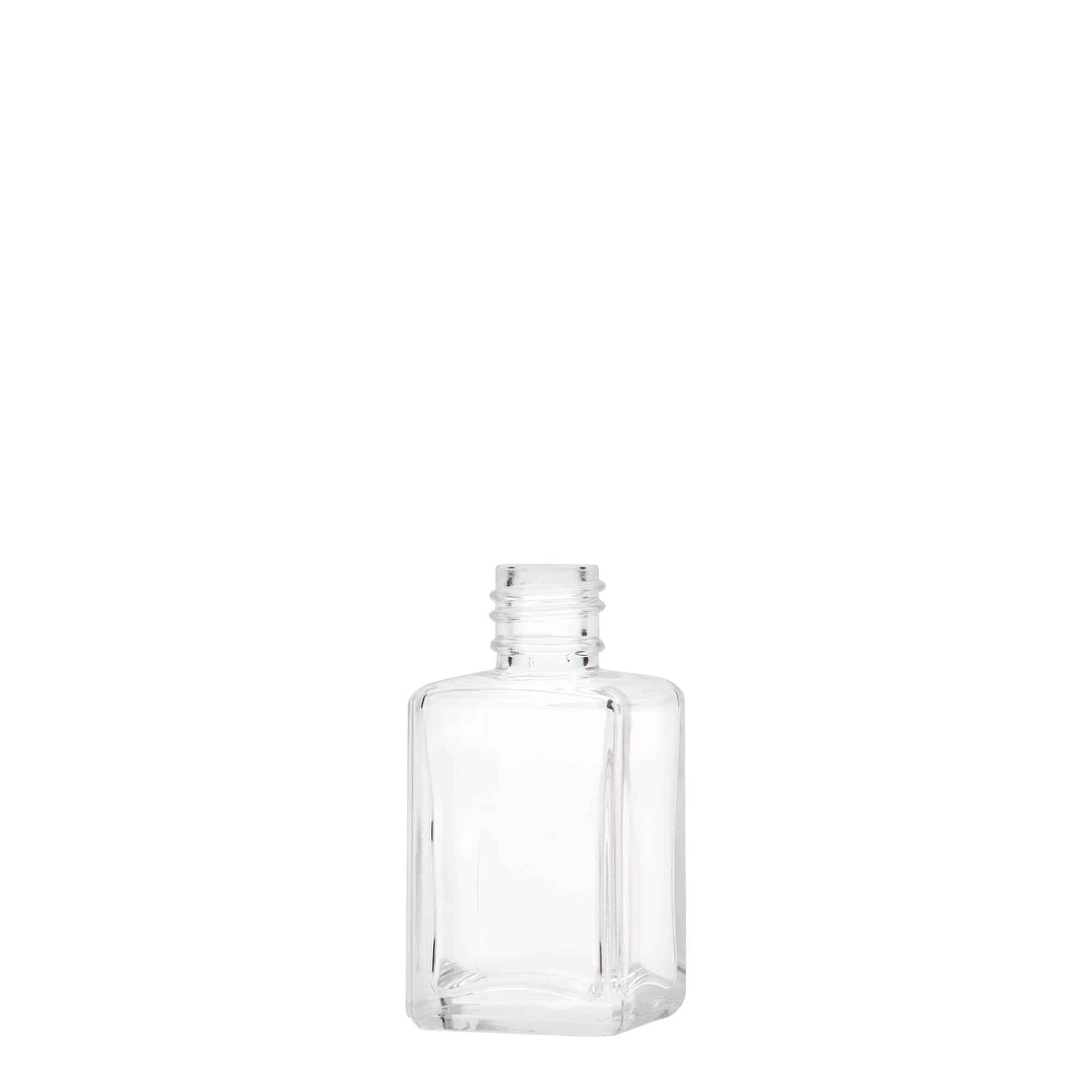 30 ml butelka szklana 'Tamme', kwadratowa, zamknięcie: PP 18