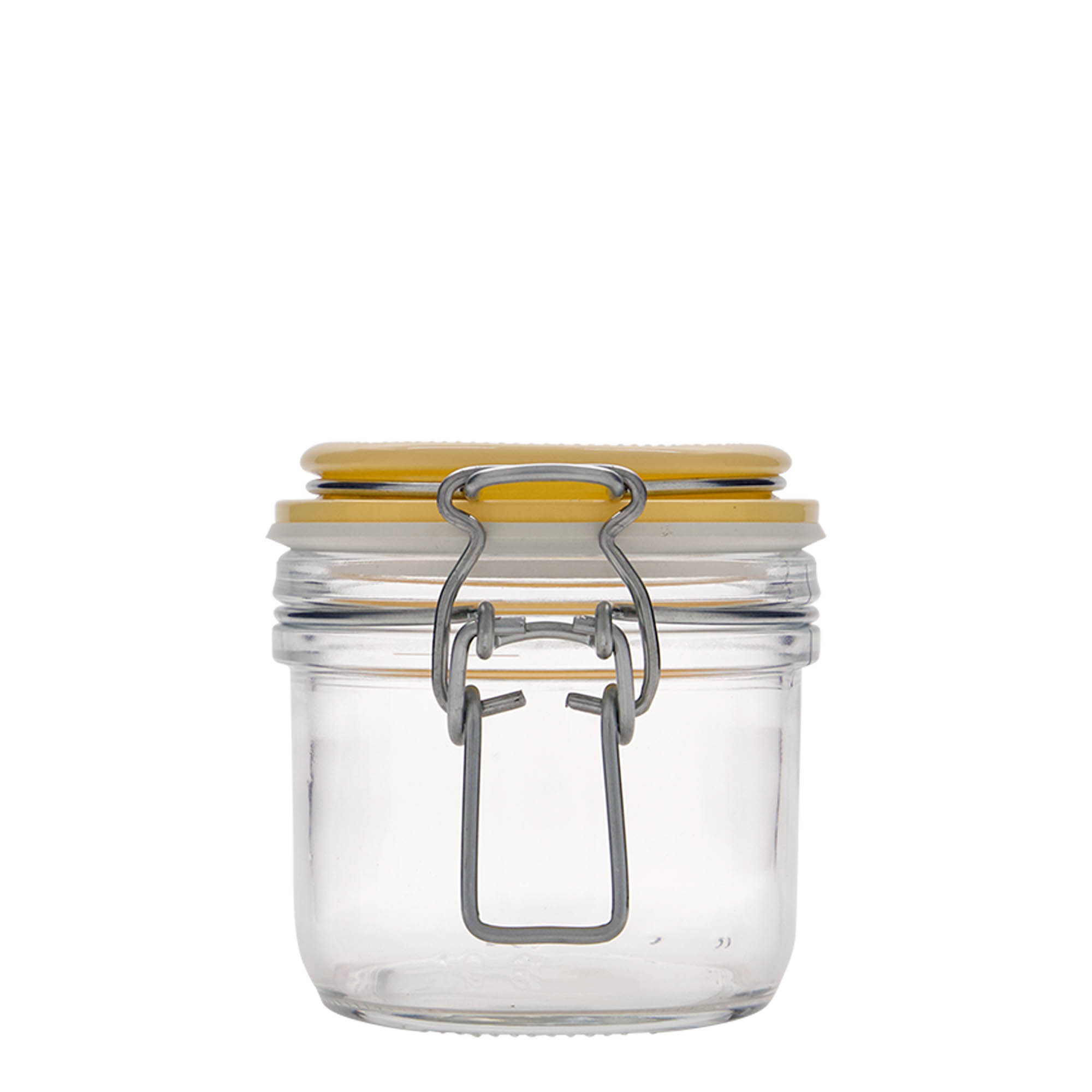 200 ml słoik z drucianym zamknięciem „Fido”, żółty, otwór: zamknięcie druciane 200 ml słoik z drucianym zamknięciem „Fido”, żółty, otwór: zamknięcie druciane