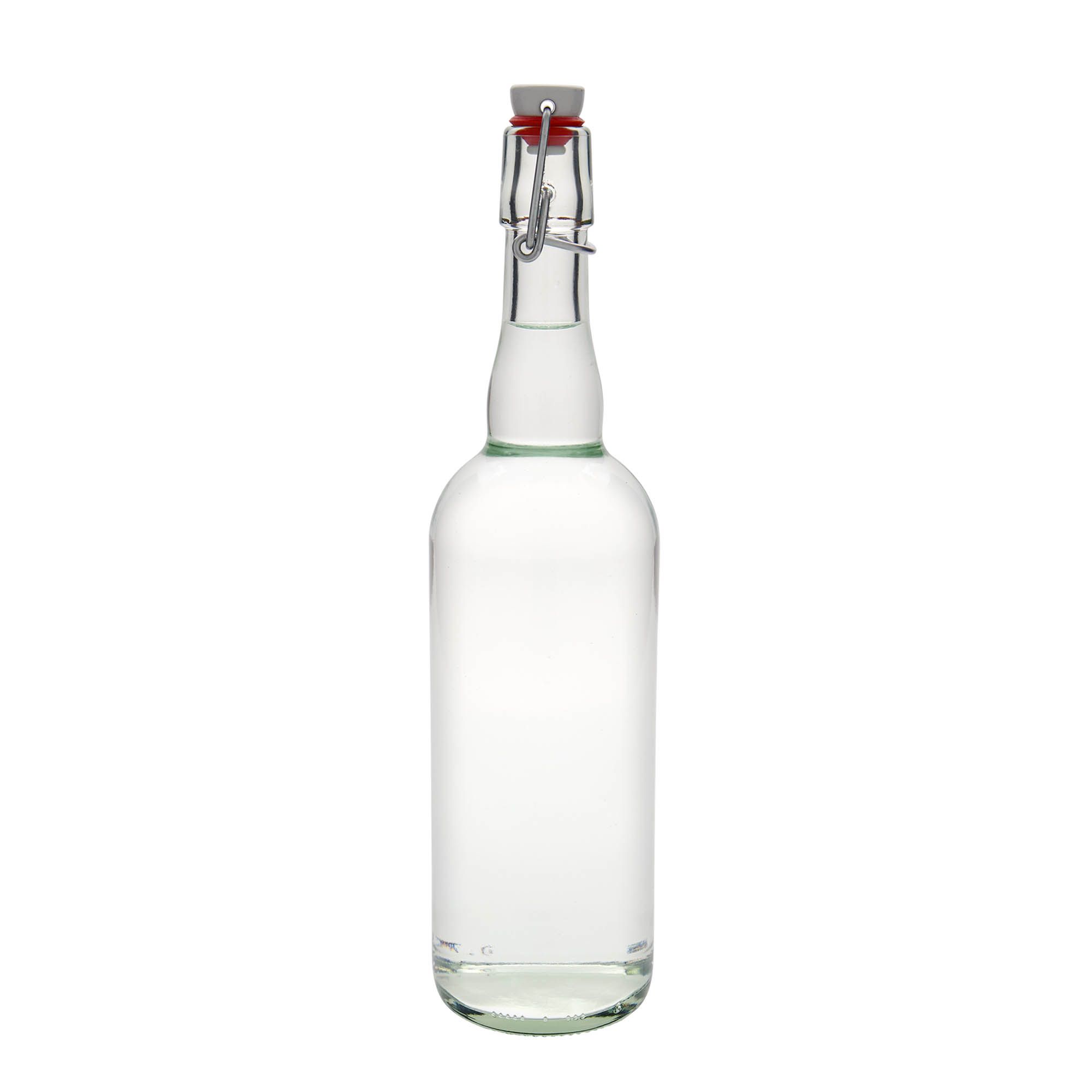 750 ml butelka piwa Belgia, szkło, szyjka: zamknięcie na klamrę