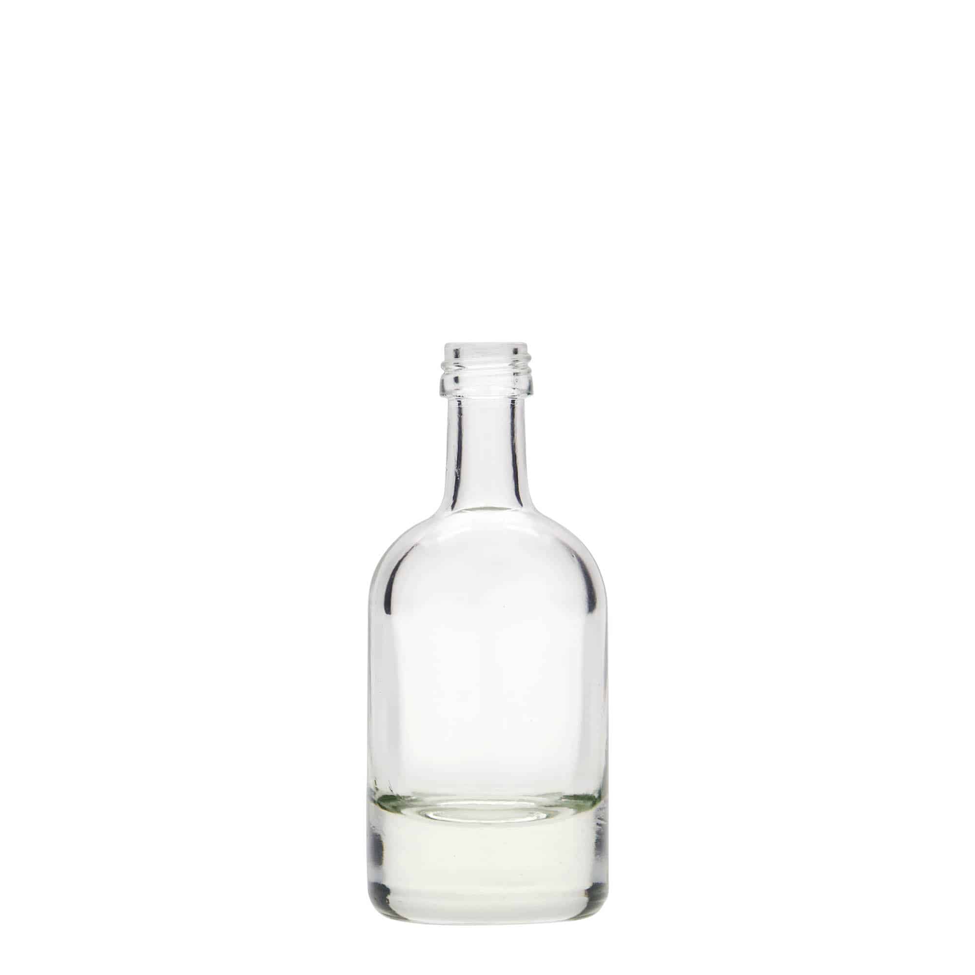 50 ml butelka szklana 'Linea Uno', zamknięcie: PP 18 50 ml butelka szklana 'Linea Uno', zamknięcie: PP 18