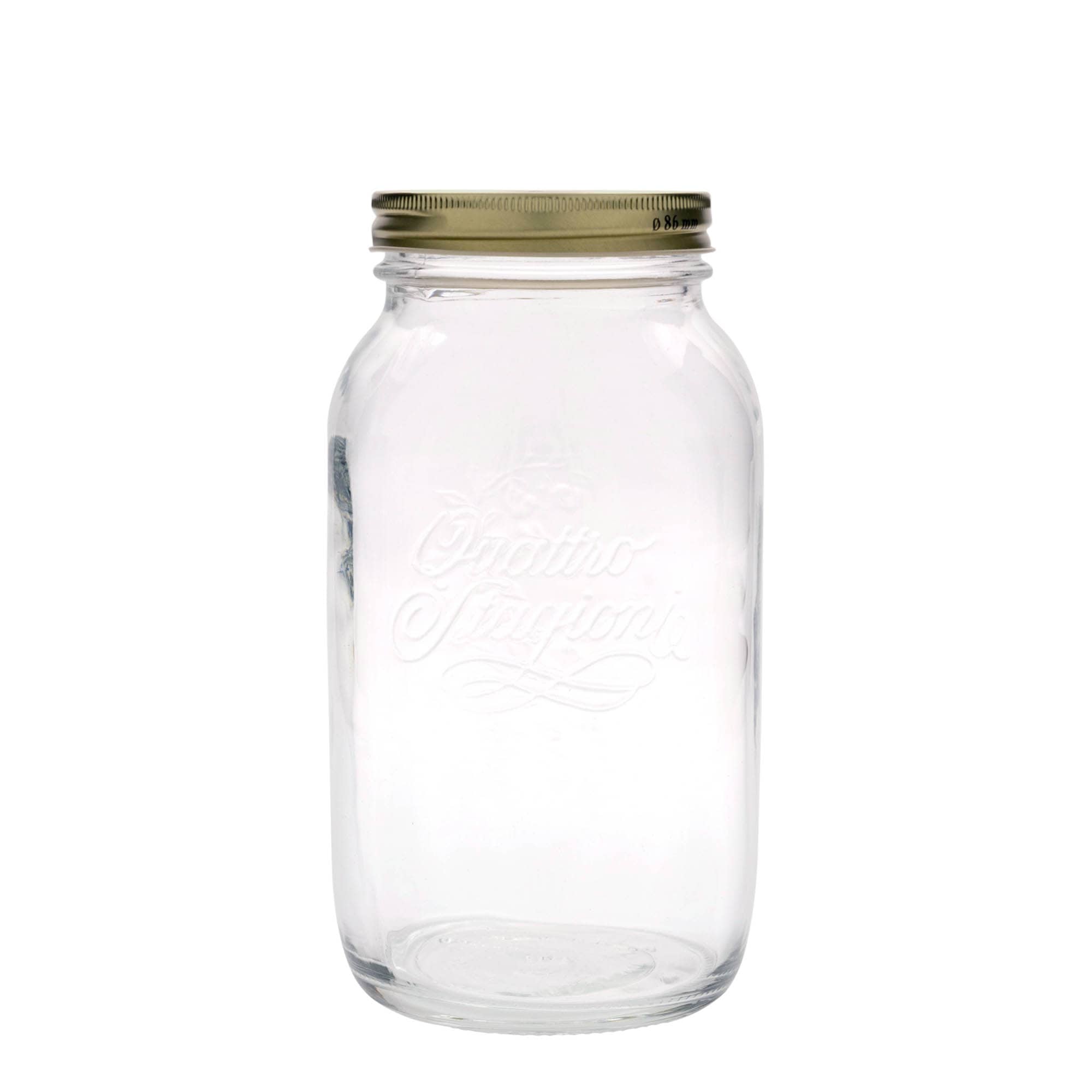 1.500 ml słoik szklany 'Quattro Stagioni', otwór: zakrętka