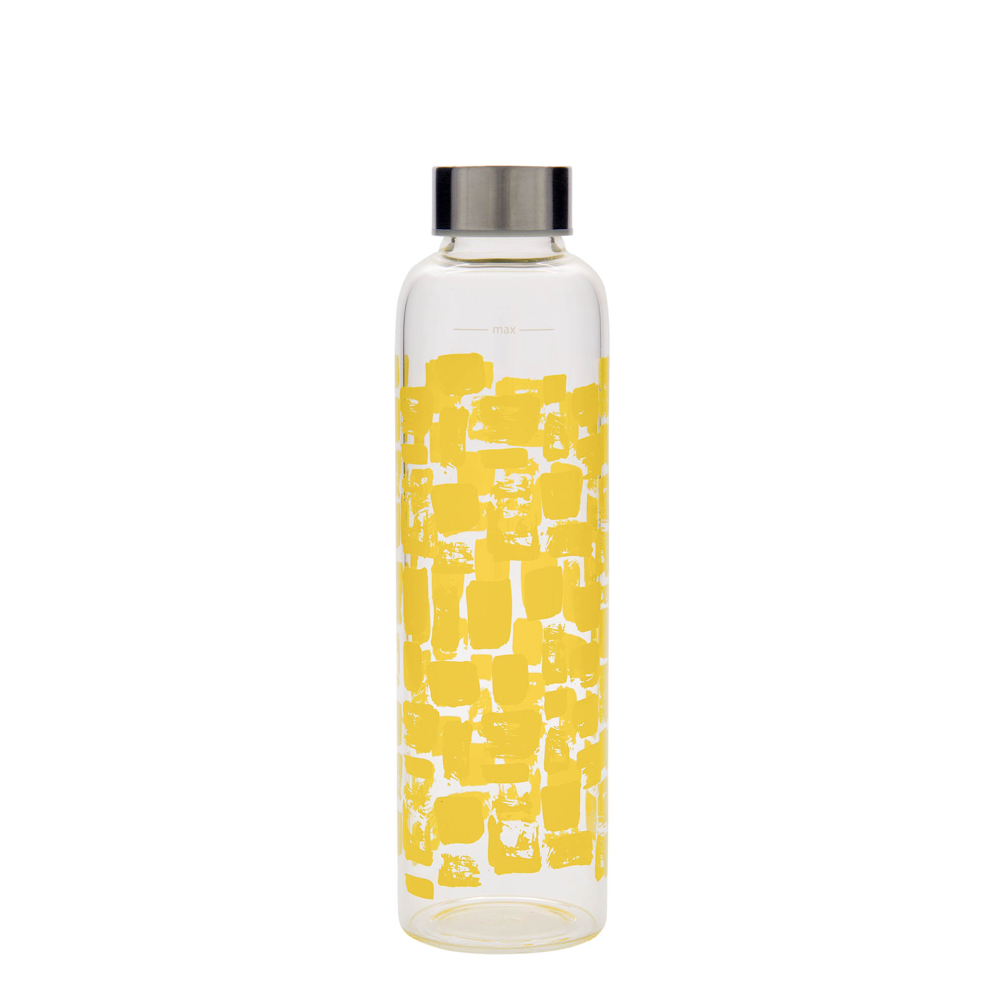 500 ml butelka do picia „Perseus - Żółte prostokąty”, otwór: zakrętka na gwint 500 ml butelka do picia „Perseus - Żółte prostokąty”, otwór: zakrętka na gwint