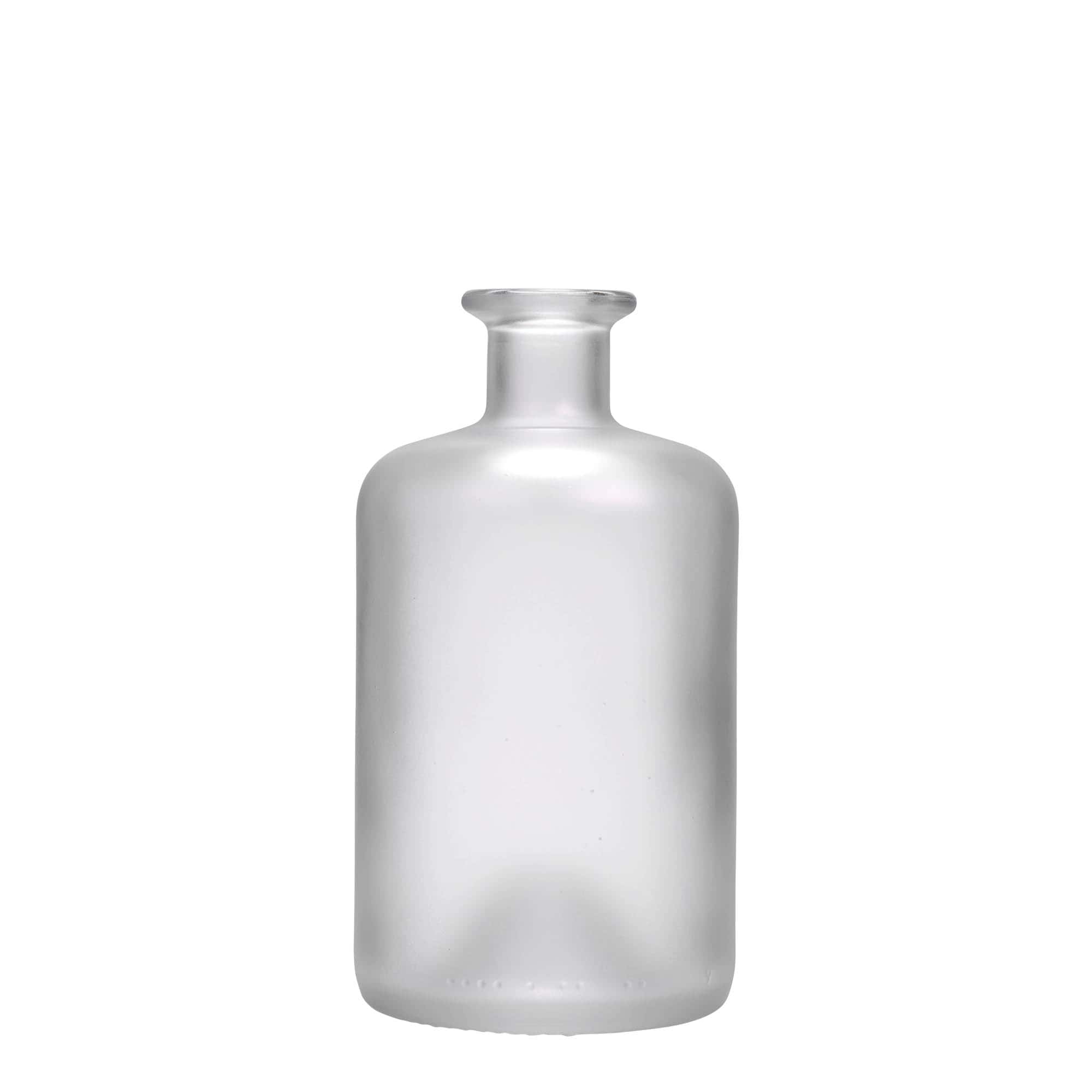 500 ml butelka szklana aptekarza, matowa, szyjka: korek