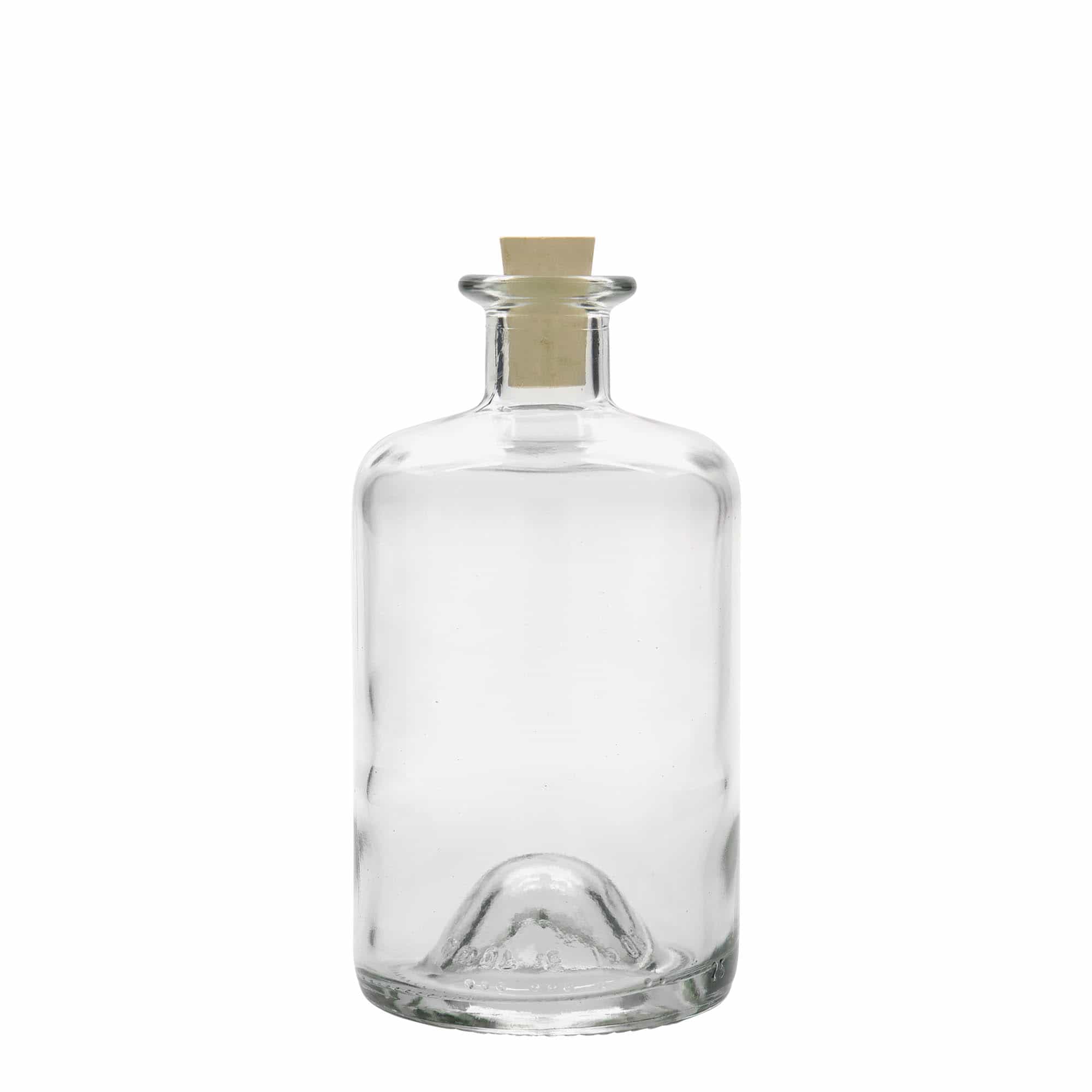 500 ml butelka szklana aptekarza, otwór: korek