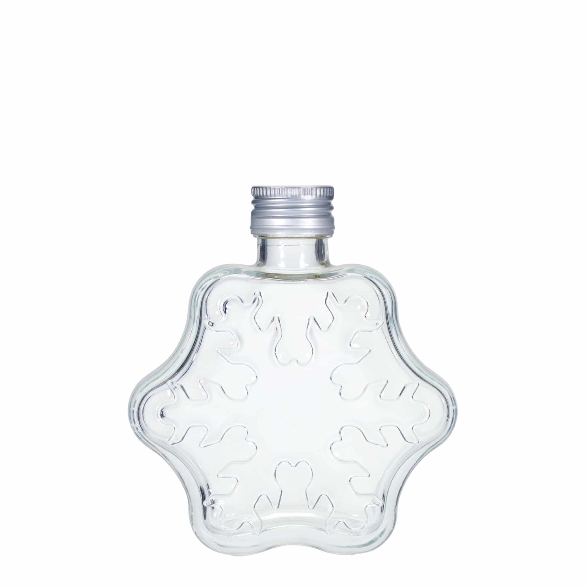 200 ml butelka szklana 'Płatek śniegu', wlot: PP 28